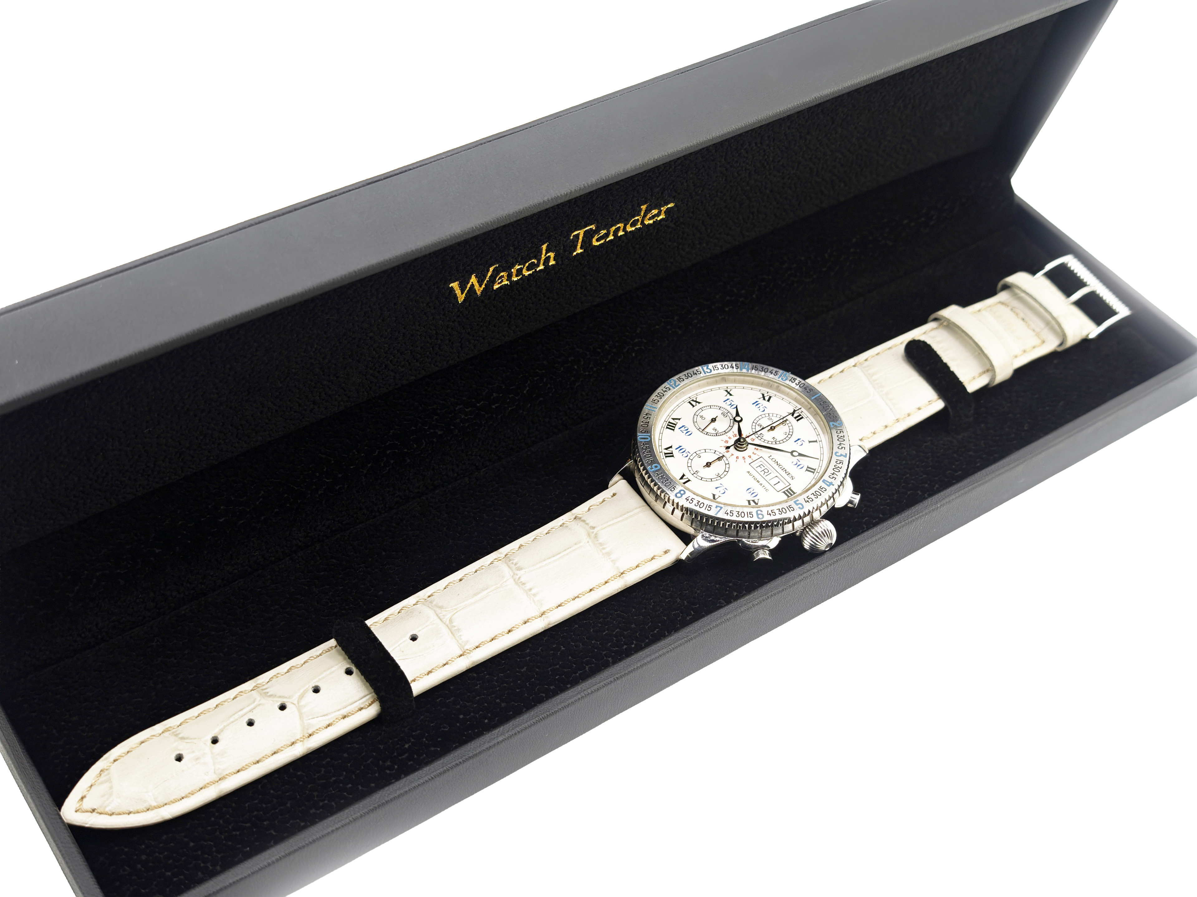 ロンジン リンドバーグ アワーアングル クロノグラフ / LONGINES Hour Angle Lindbergh Chronograph Ref.674.52.32 Cal.L674.4