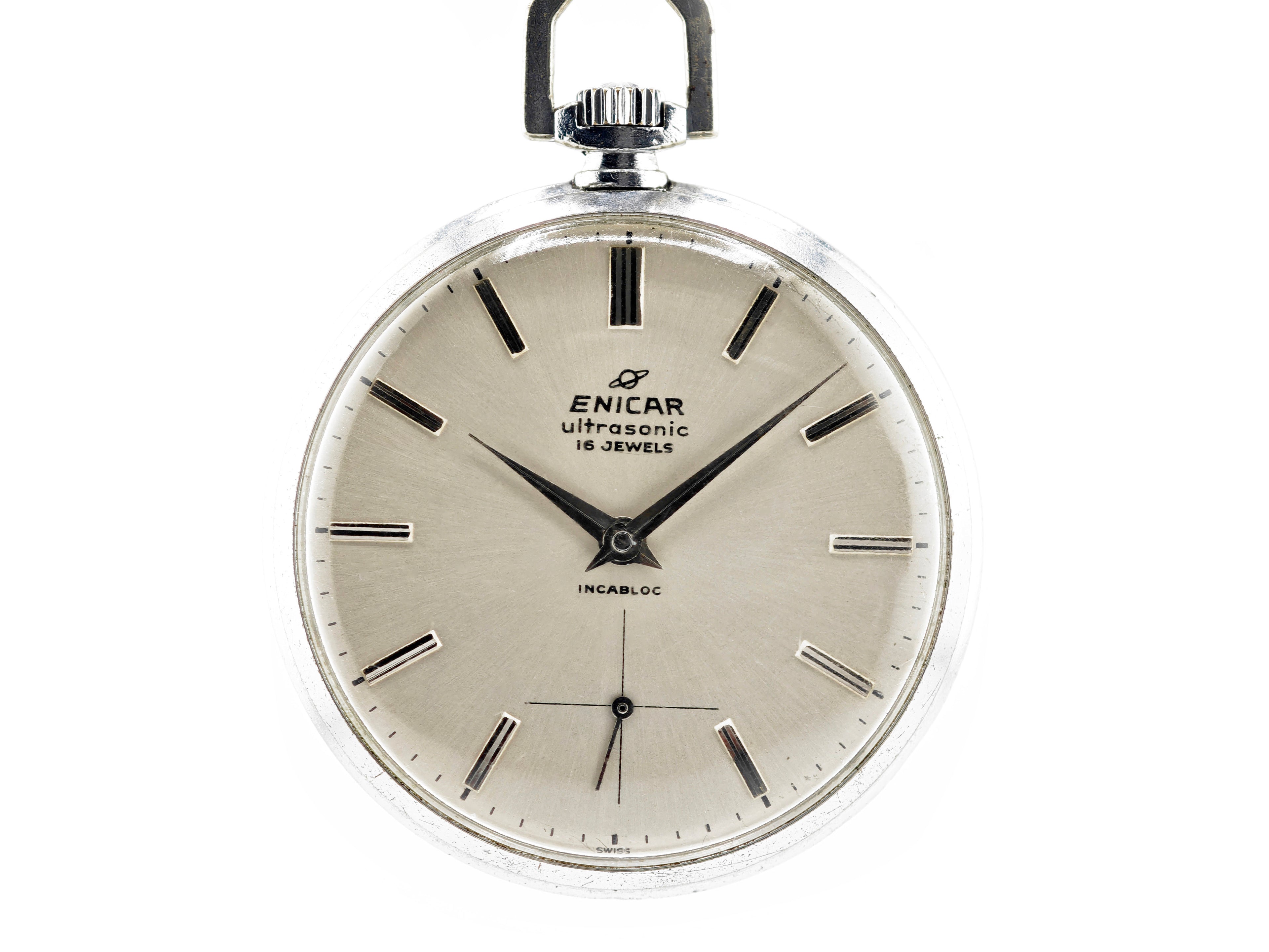 エニカ ウルトラソニック 懐中時計 Cal.UNITAS 285 / ENICAR UltraSonic Pocket watch