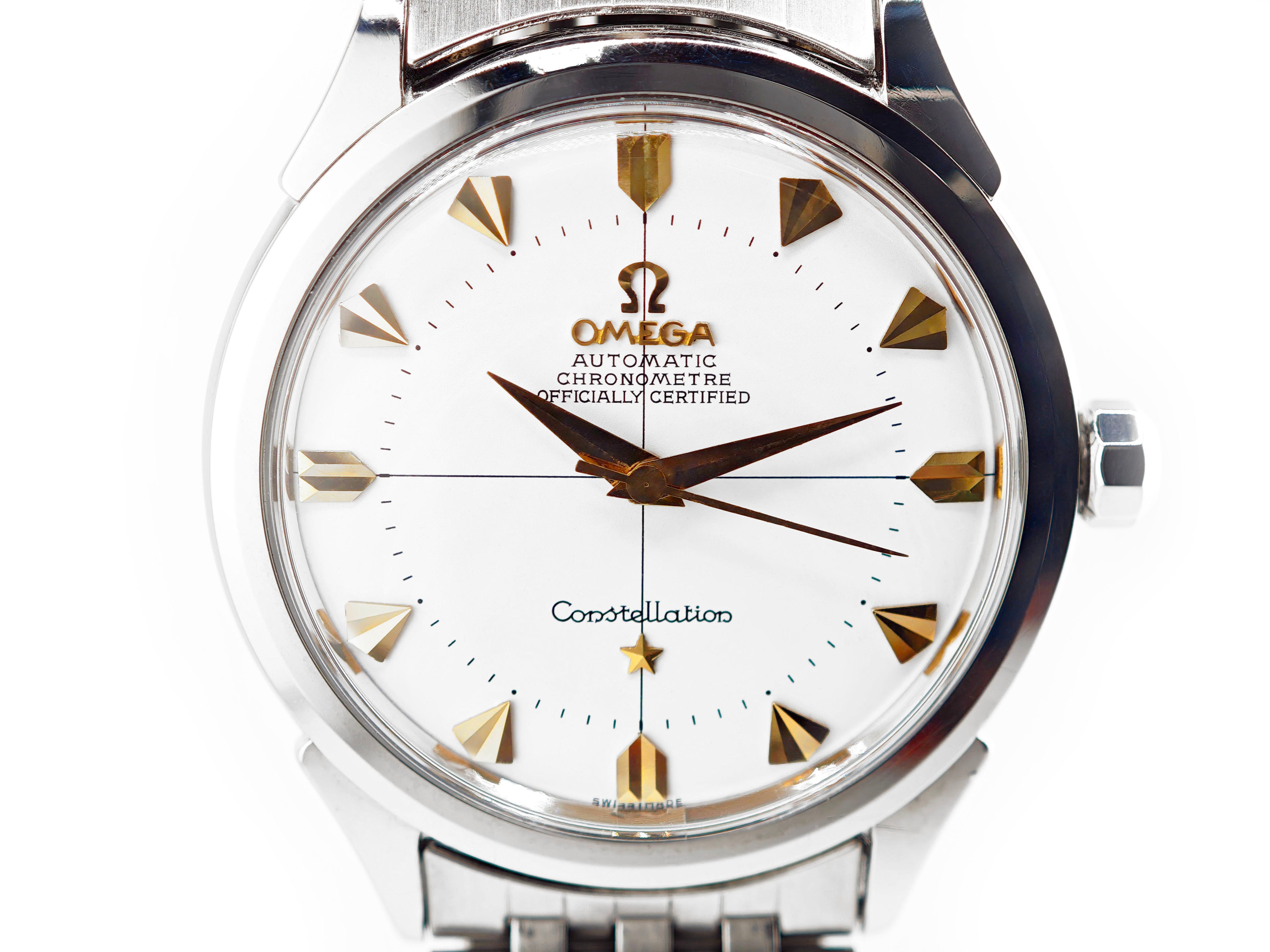 オメガ コンステレーション クロノメーター クサビインデックス Ref.2852_10_SC Cal.505 / OMEGA Constellation Chronometer