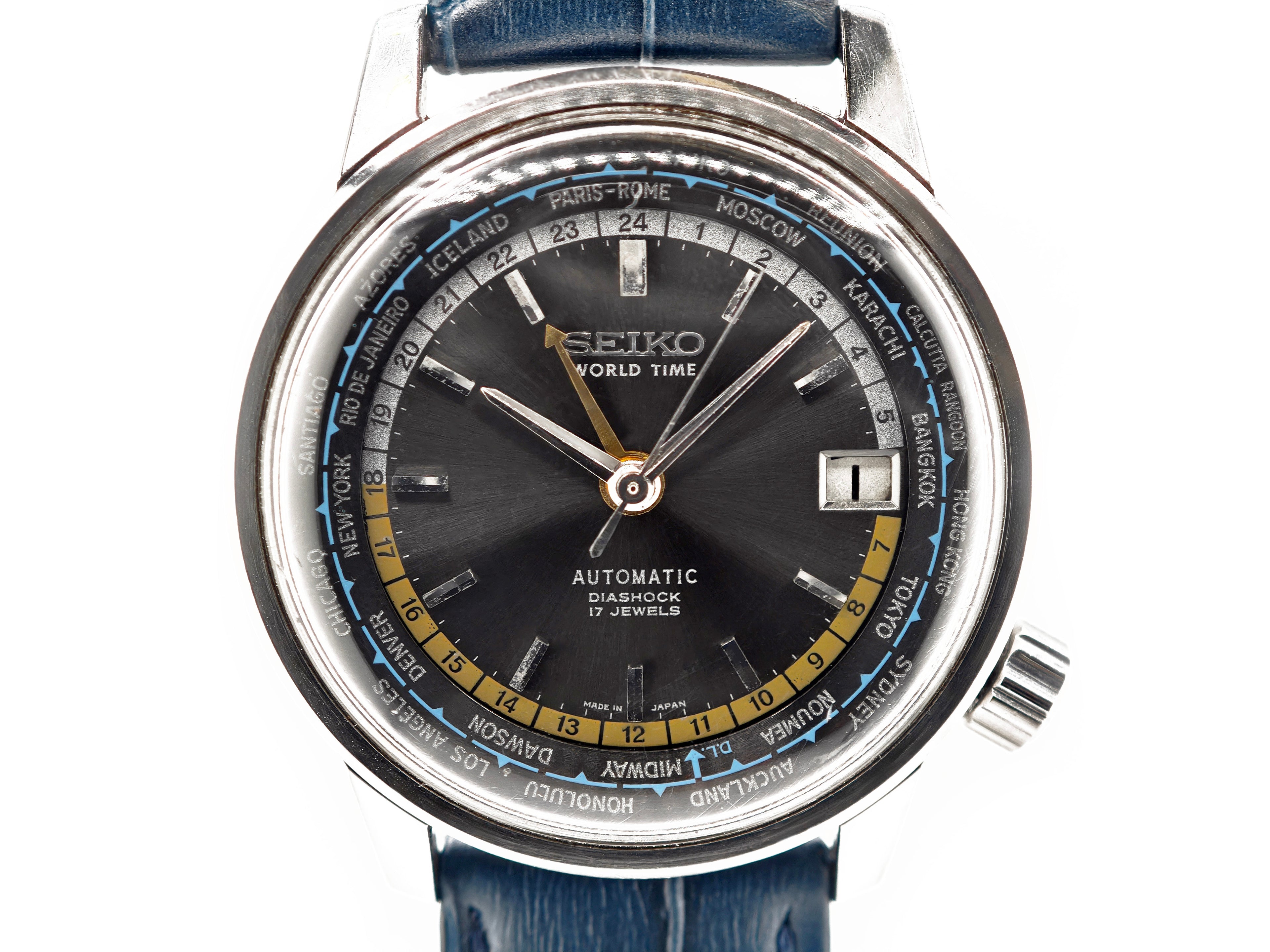 セイコー ワールドタイム 聖火マーク Ref.6217-7000 / SEIKO World Timer Cal.6217A