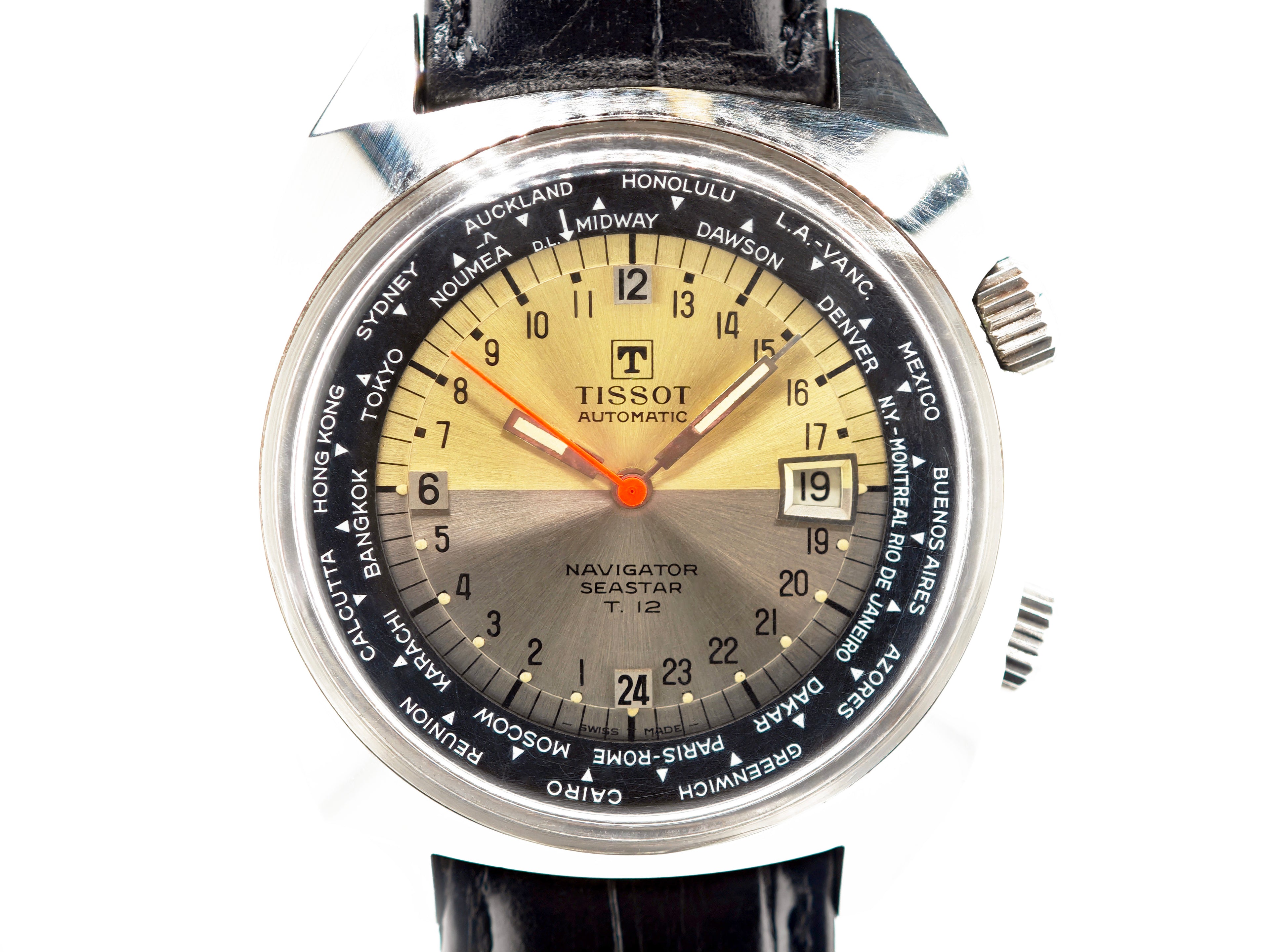 ティソ ナビゲーター シースター T12 ワールドタイム Ref.44566-2 / TISSOT Navigator Seastar T12 24Hours World timer