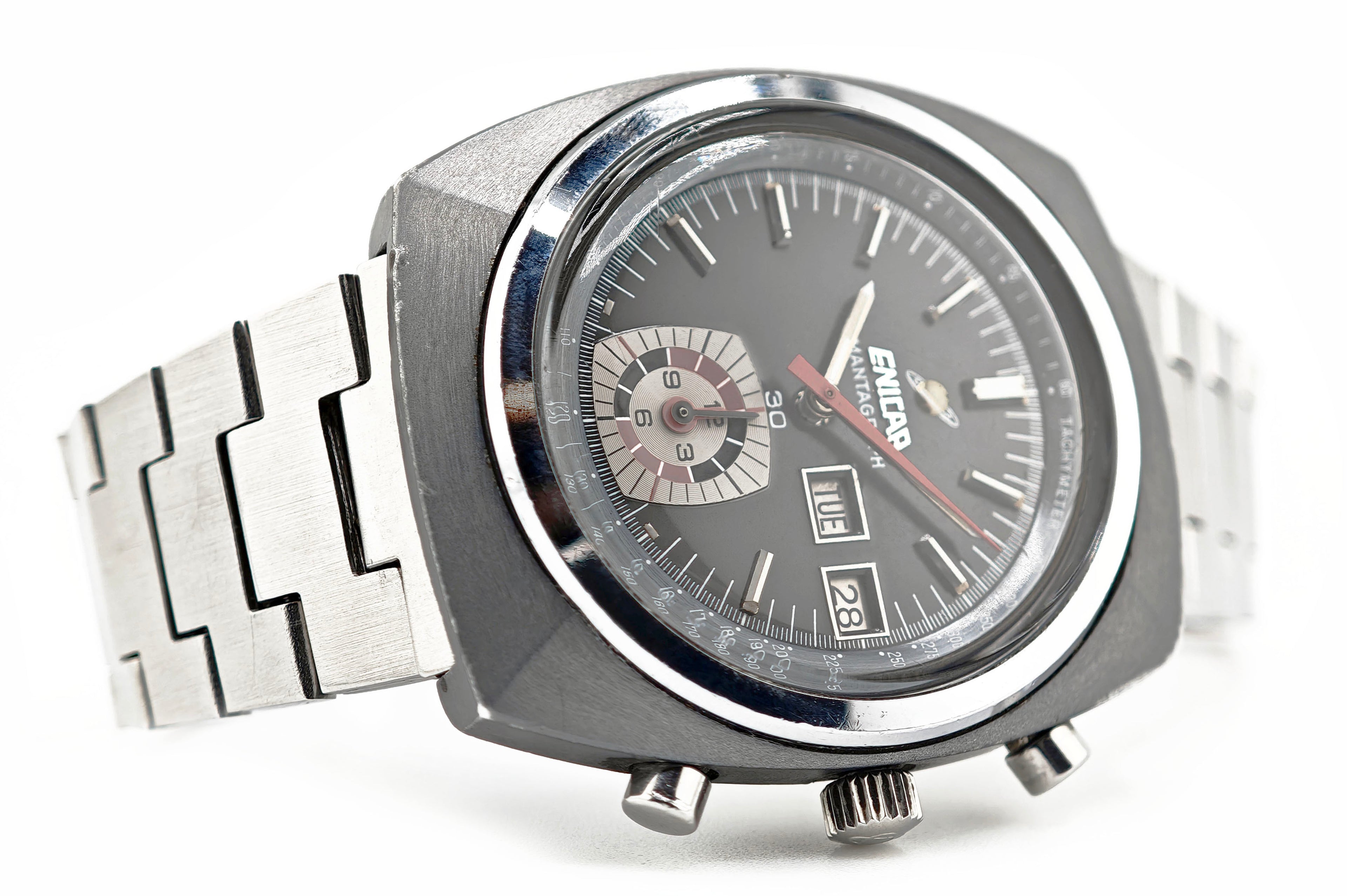 エニカ マンタグラフ 同軸フライバッククロノ Ref.219-02-01 / ENICAR MANTAGRAPH Cal.ER219 ( SEIKO 7016A )