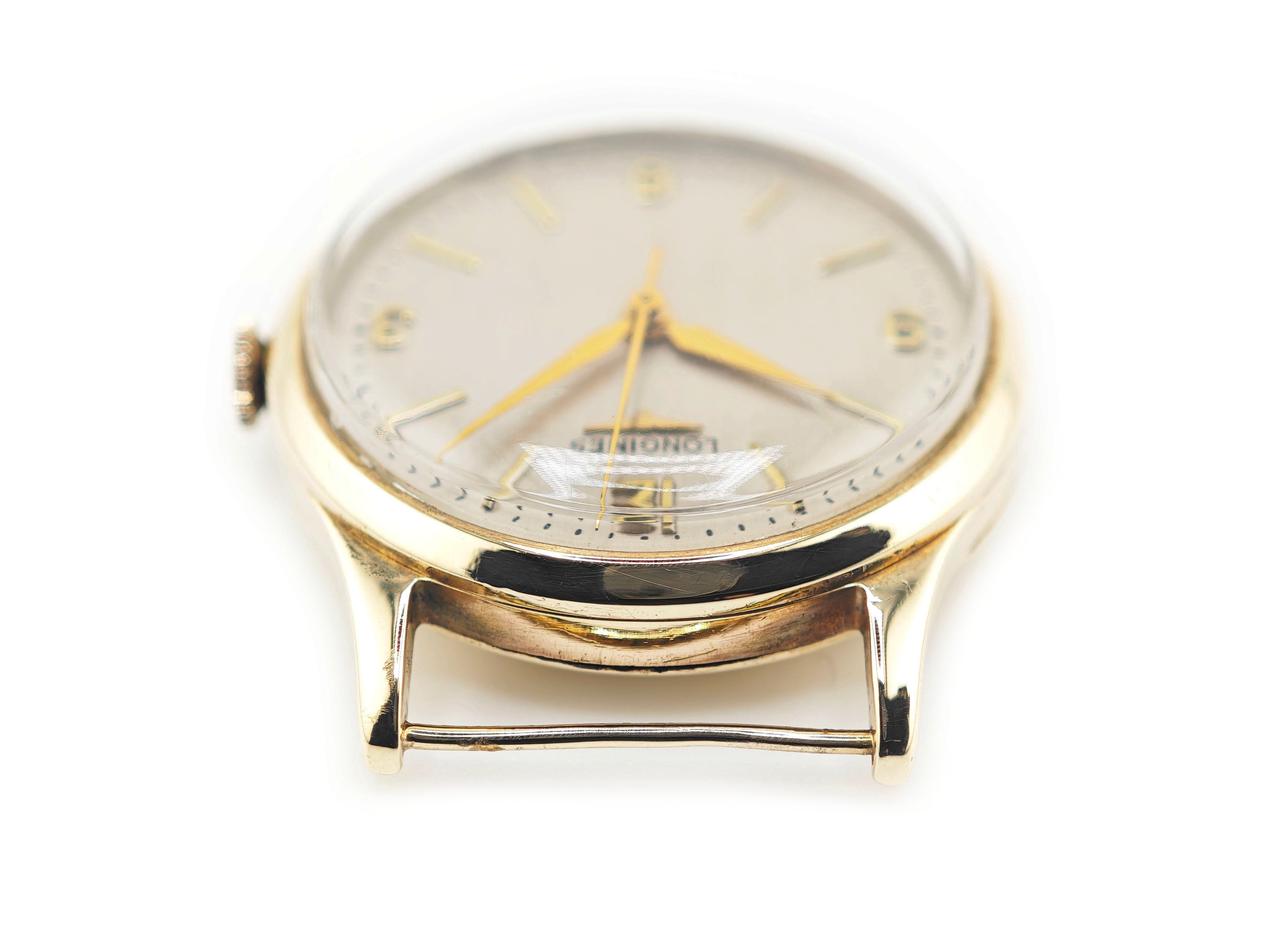 ロンジン デニソンケース 9K無垢 Ref.13322 \ LONGINES DENNISON case cal.12.68ZS 9ct solid gold