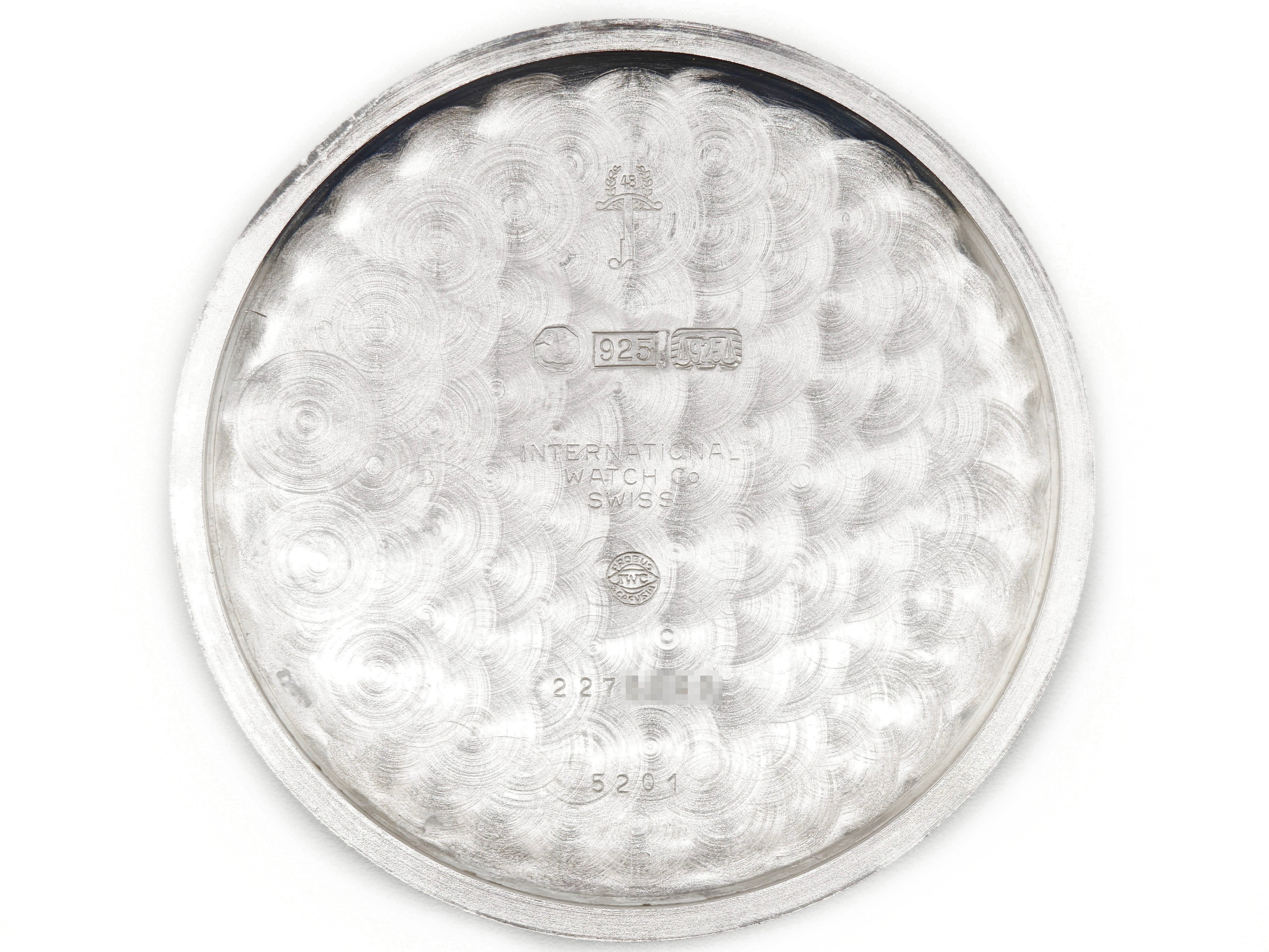 IWC 懐中時計 SV925無垢 Ref.5201 Cal.C952 / IWC Pocket Watch