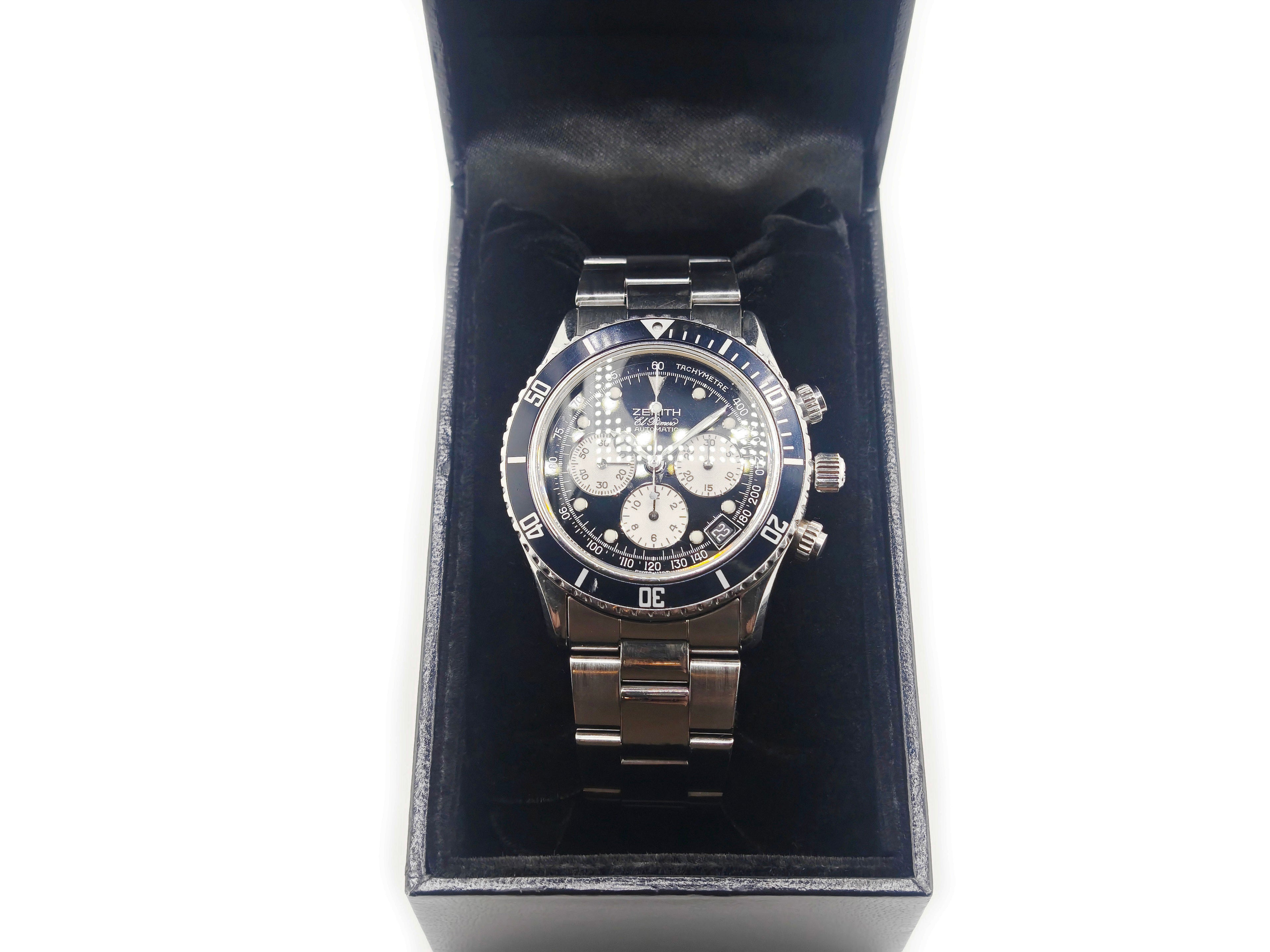 ゼニス デ・ルーカ エルプリメロ Ref.02.0312.400 / ZENITH El Primero DE luca Black