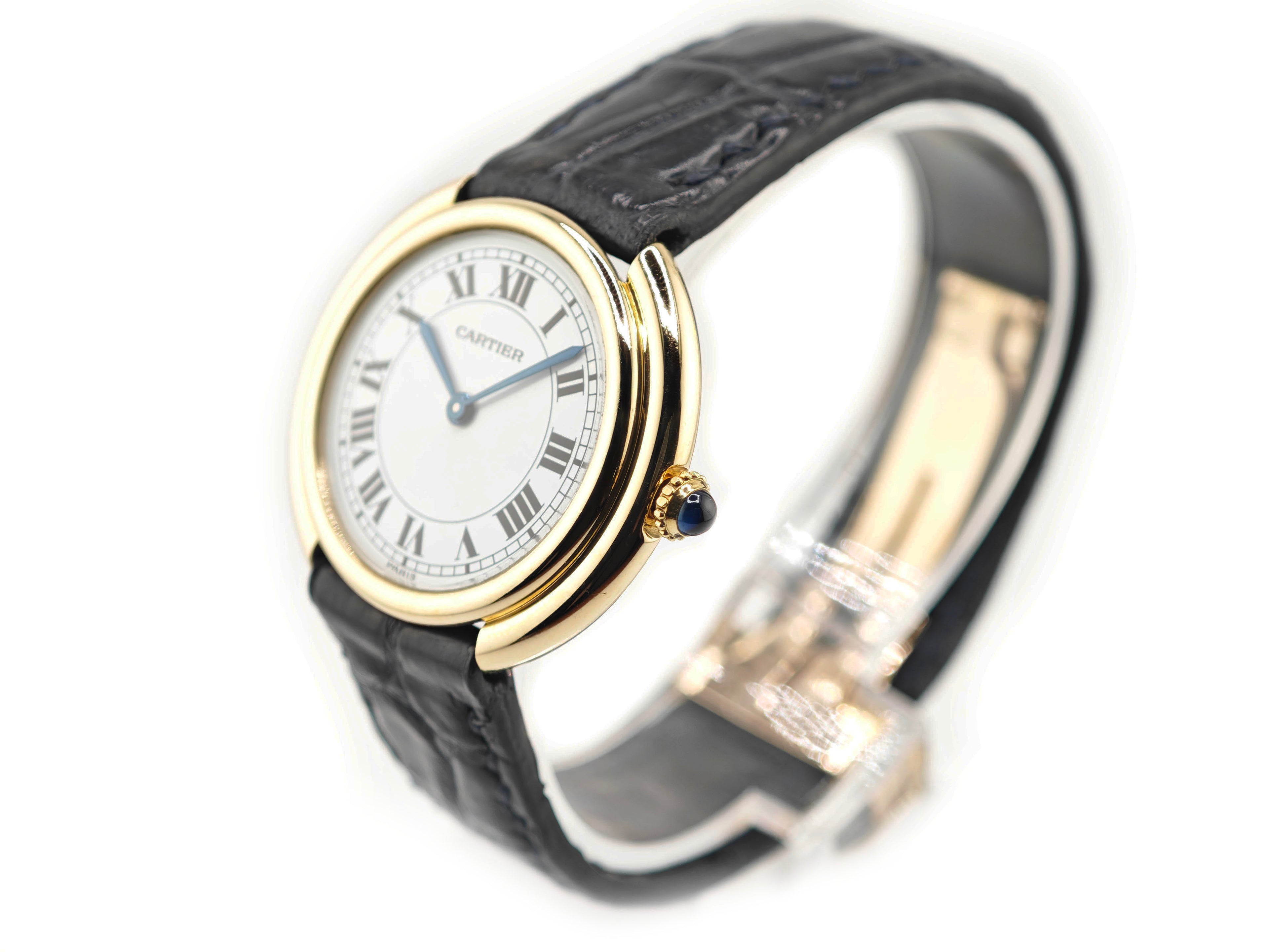 カルティエ ヴァンドームLM PARIS文字盤 Ref.78090 / Cartier Vendome Jumbo 1970&