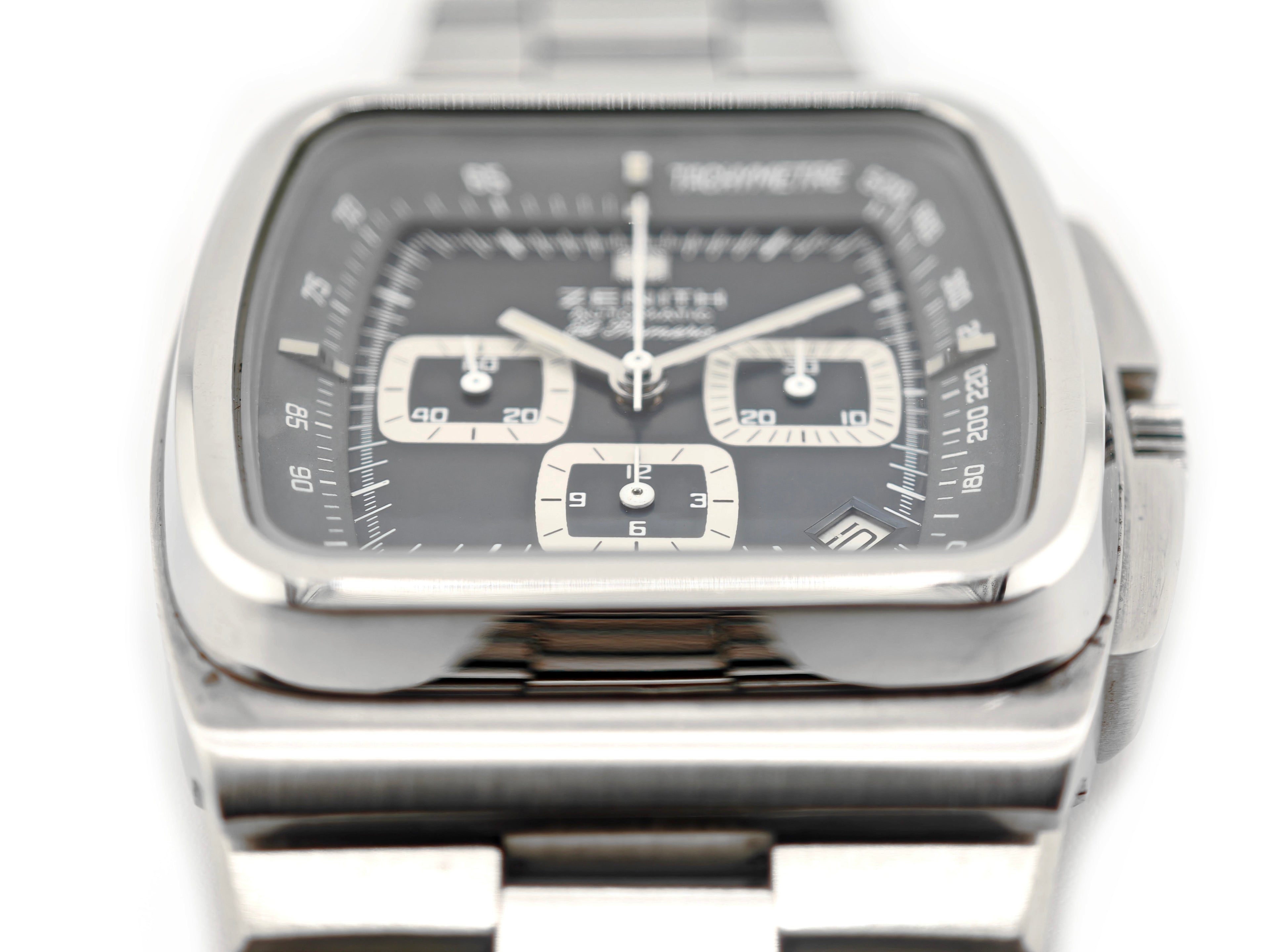 ゼニス エル・プリメロ TVウォッチ Ref.01-0200-415 / ZENITH El Primero Tv Case Blue