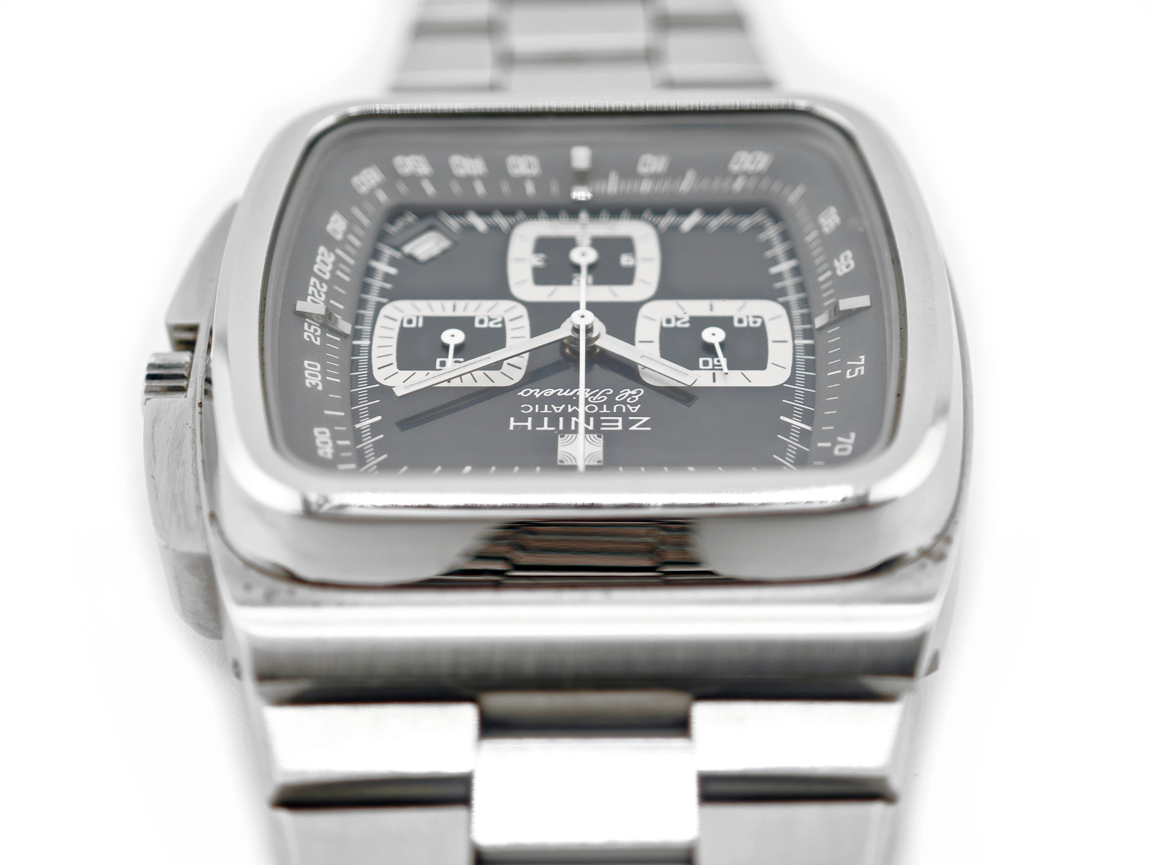 ゼニス エル・プリメロ TVウォッチ Ref.01-0200-415 / ZENITH El Primero Tv Case Blue