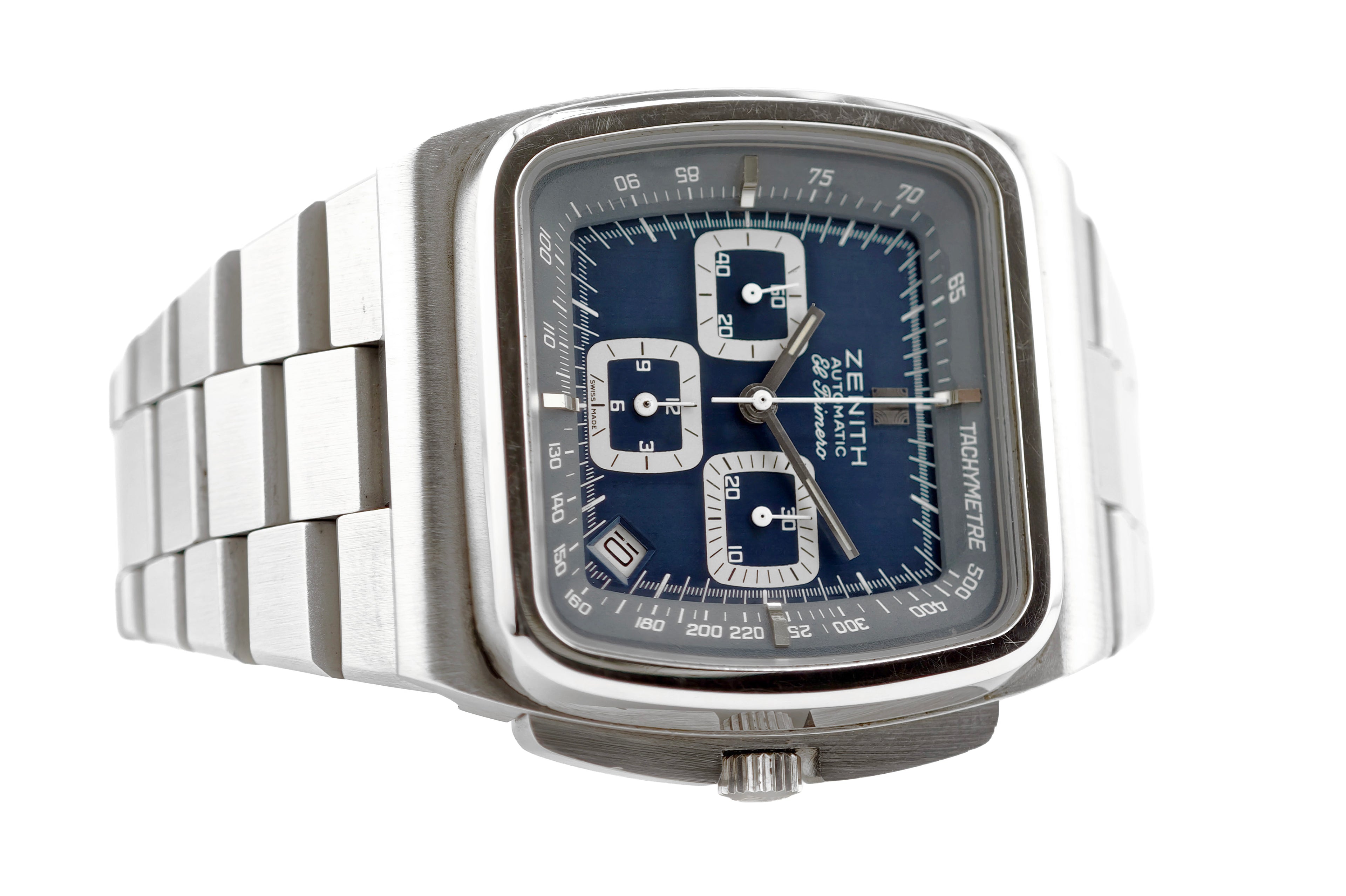 ゼニス エル・プリメロ TVウォッチ Ref.01-0200-415 / ZENITH El Primero Tv Case Blue