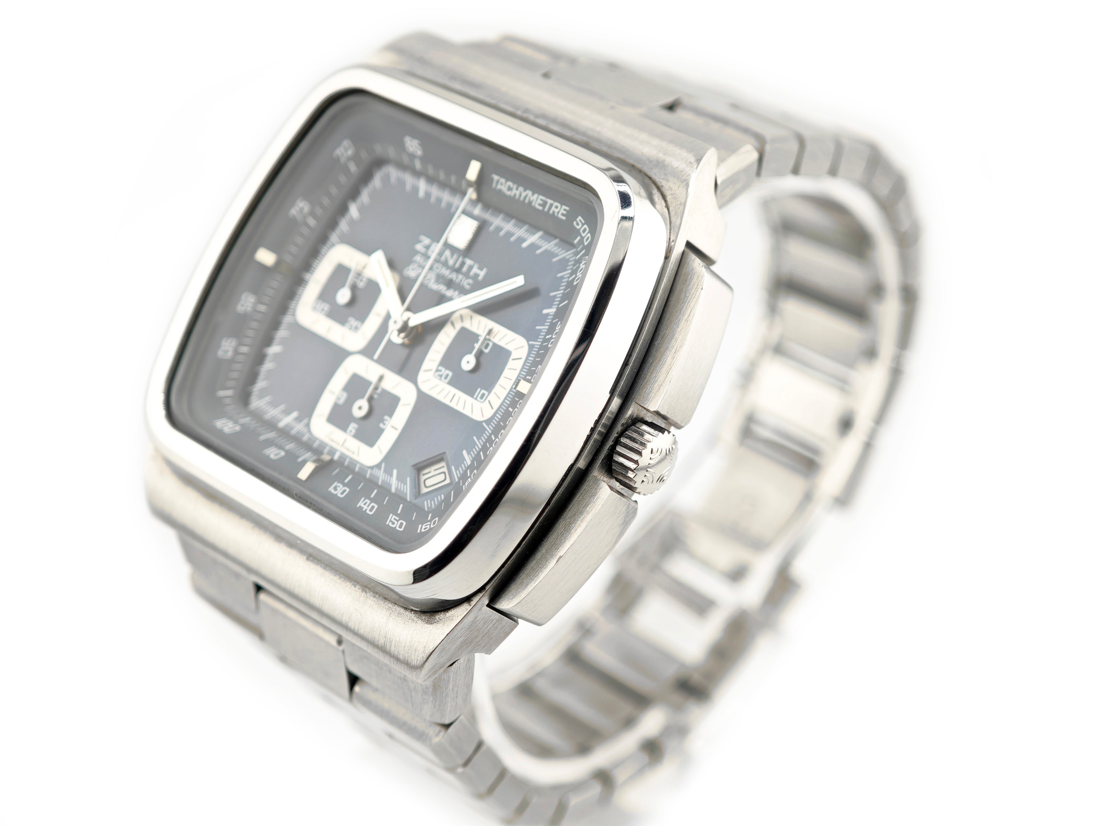 ゼニス エル・プリメロ TVウォッチ Ref.01-0200-415 / ZENITH El Primero Tv Case Blue