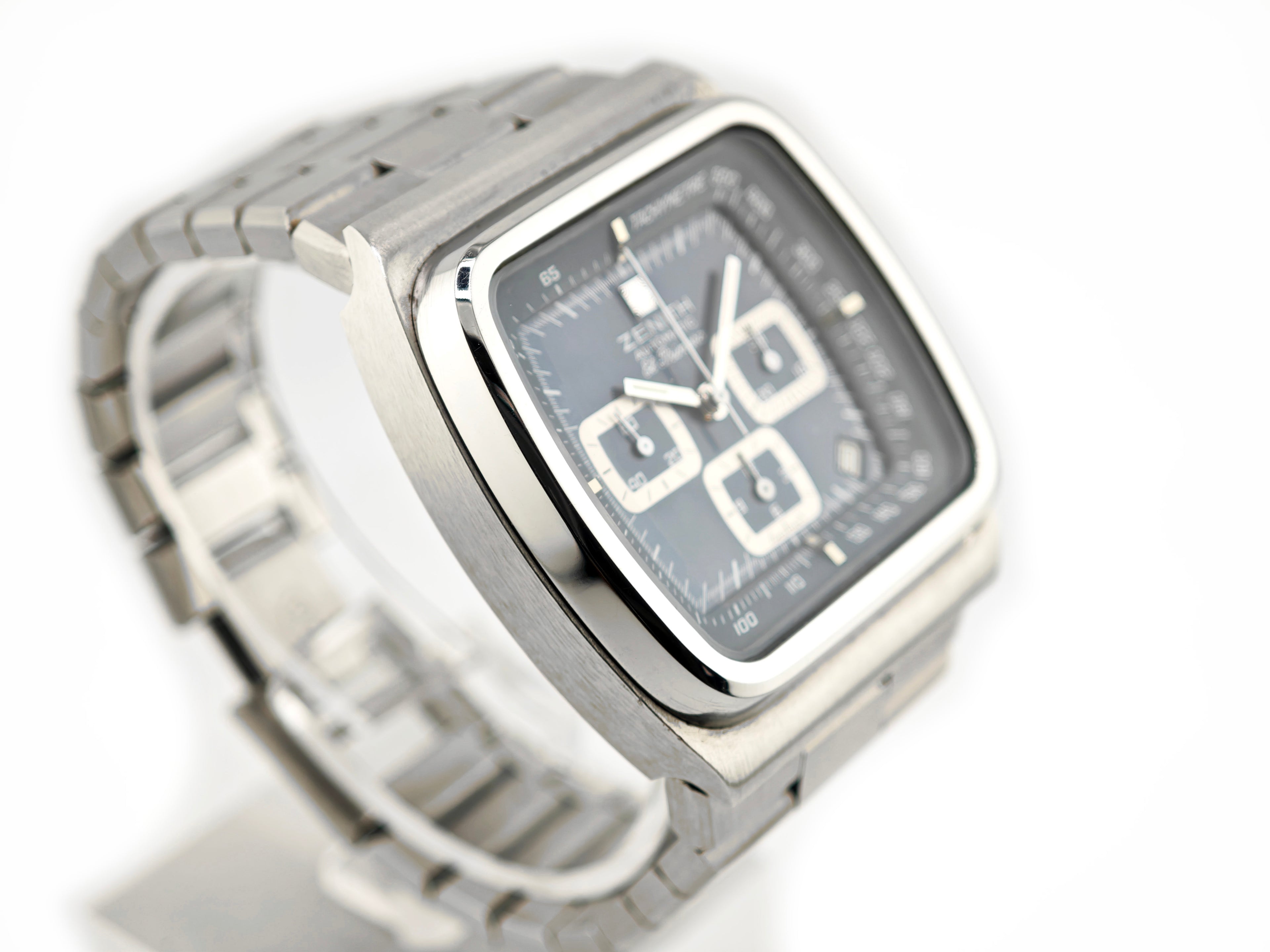 ゼニス エル・プリメロ TVウォッチ Ref.01-0200-415 / ZENITH El Primero Tv Case Blue