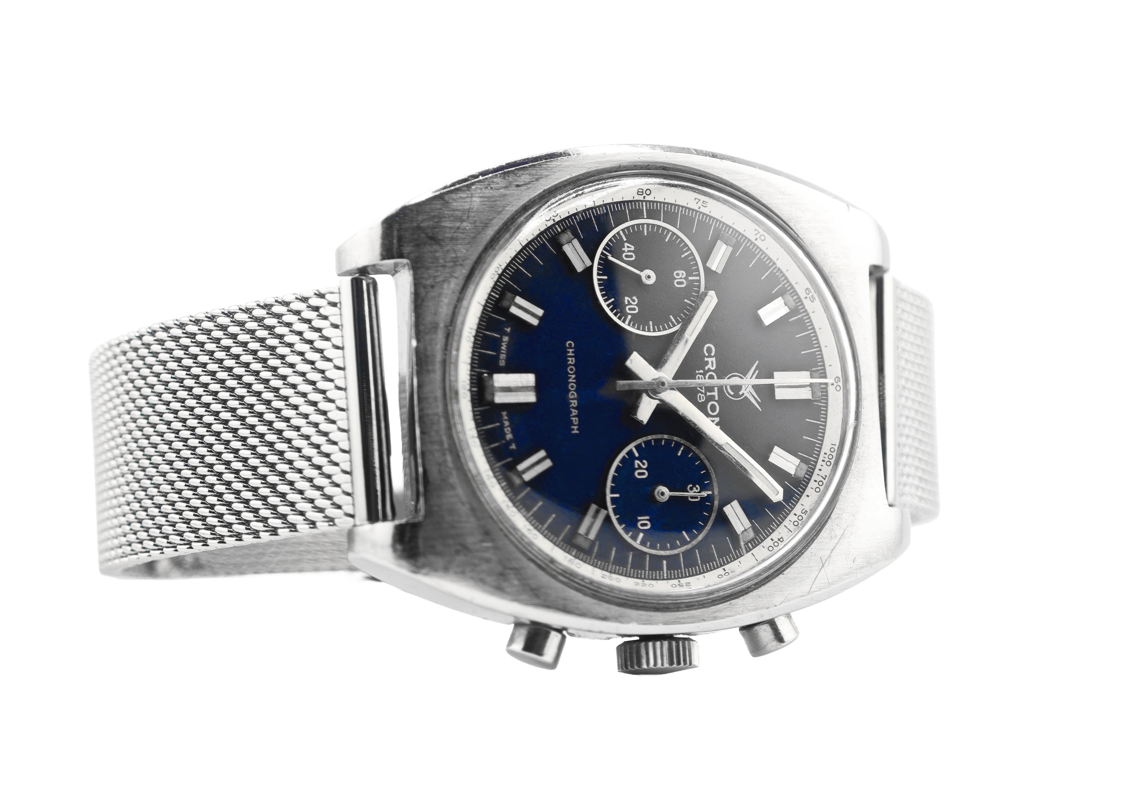 クロトン(ニバダ)ヴィンテージクロノグラフ / CROTON (NIVADA) Vintage Chronograph Cal.Valjuox 7733