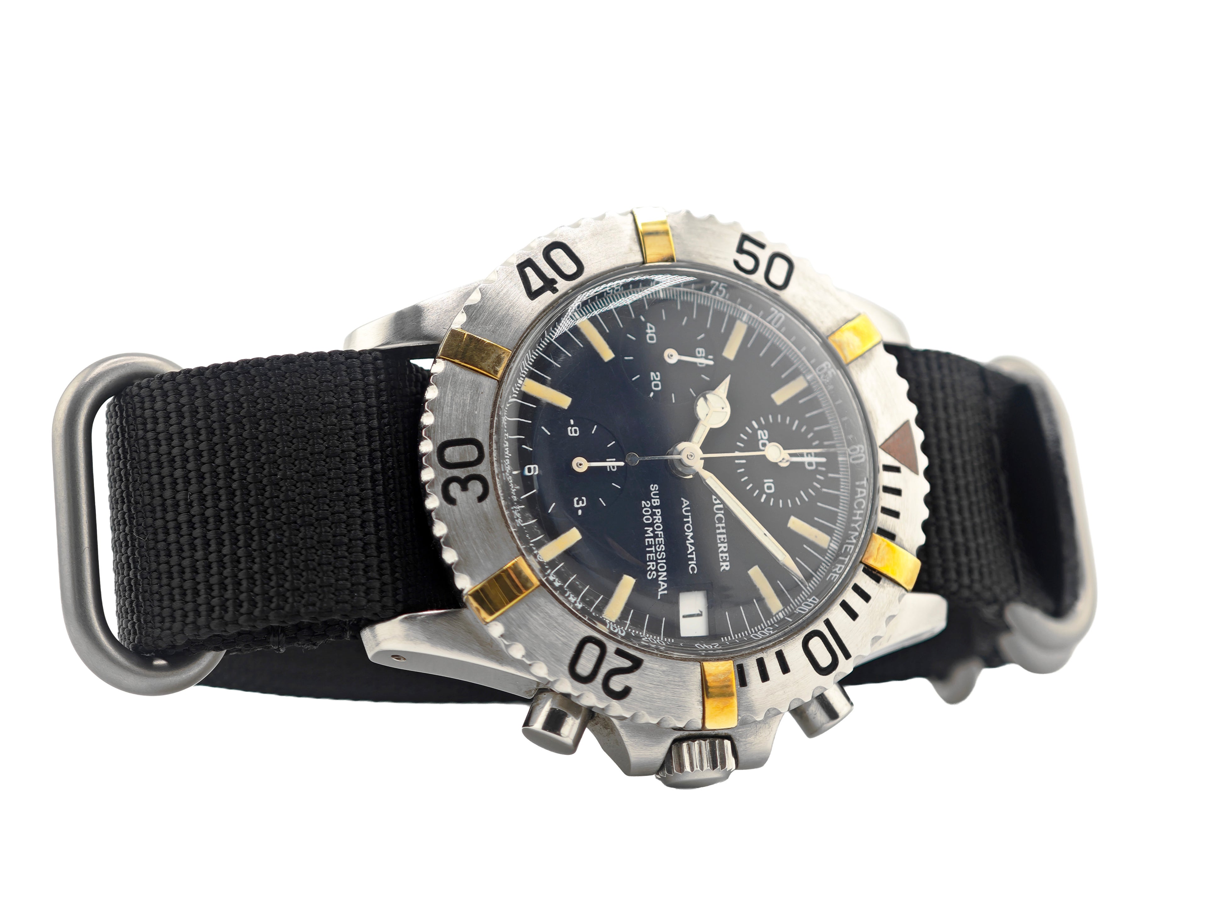 【商談中HOLD】ブヘラ サブプロフェッショナル 200M Ref.12987 / BUCHERER Sub Professional 200M