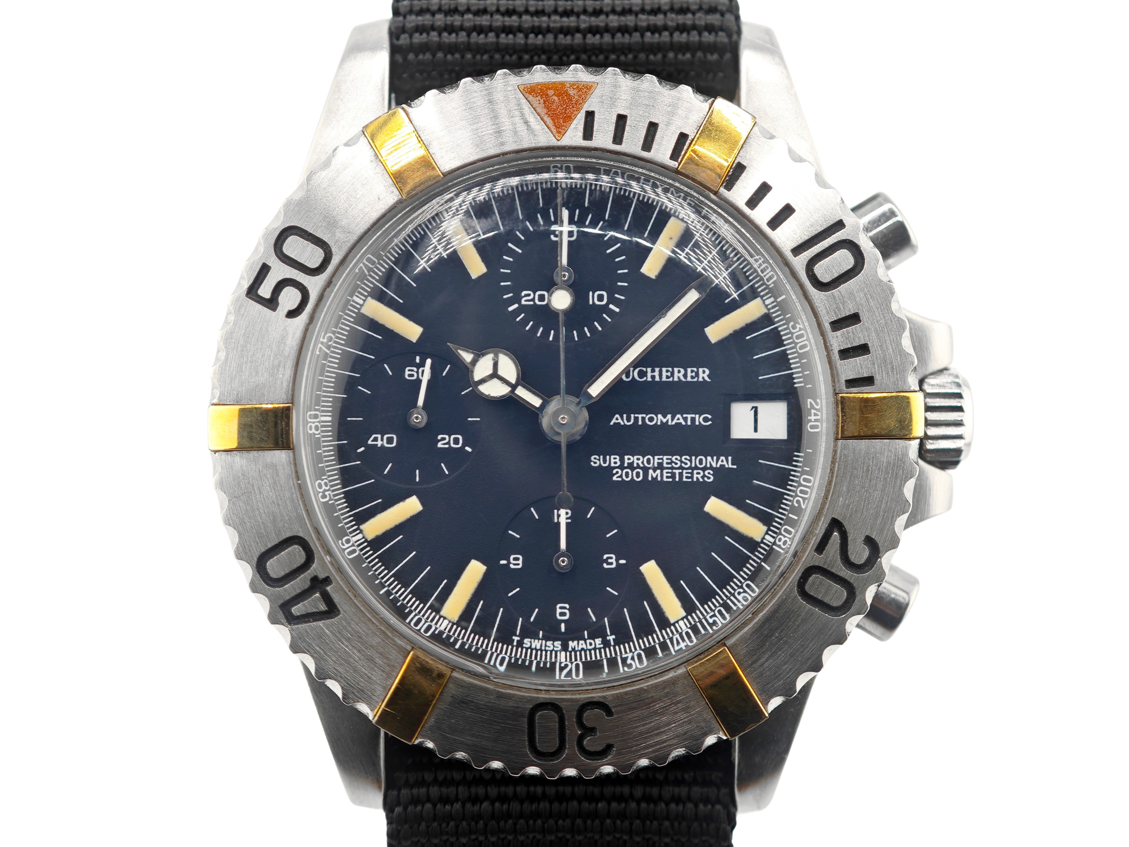 【商談中HOLD】ブヘラ サブプロフェッショナル 200M Ref.12987 / BUCHERER Sub Professional 200M