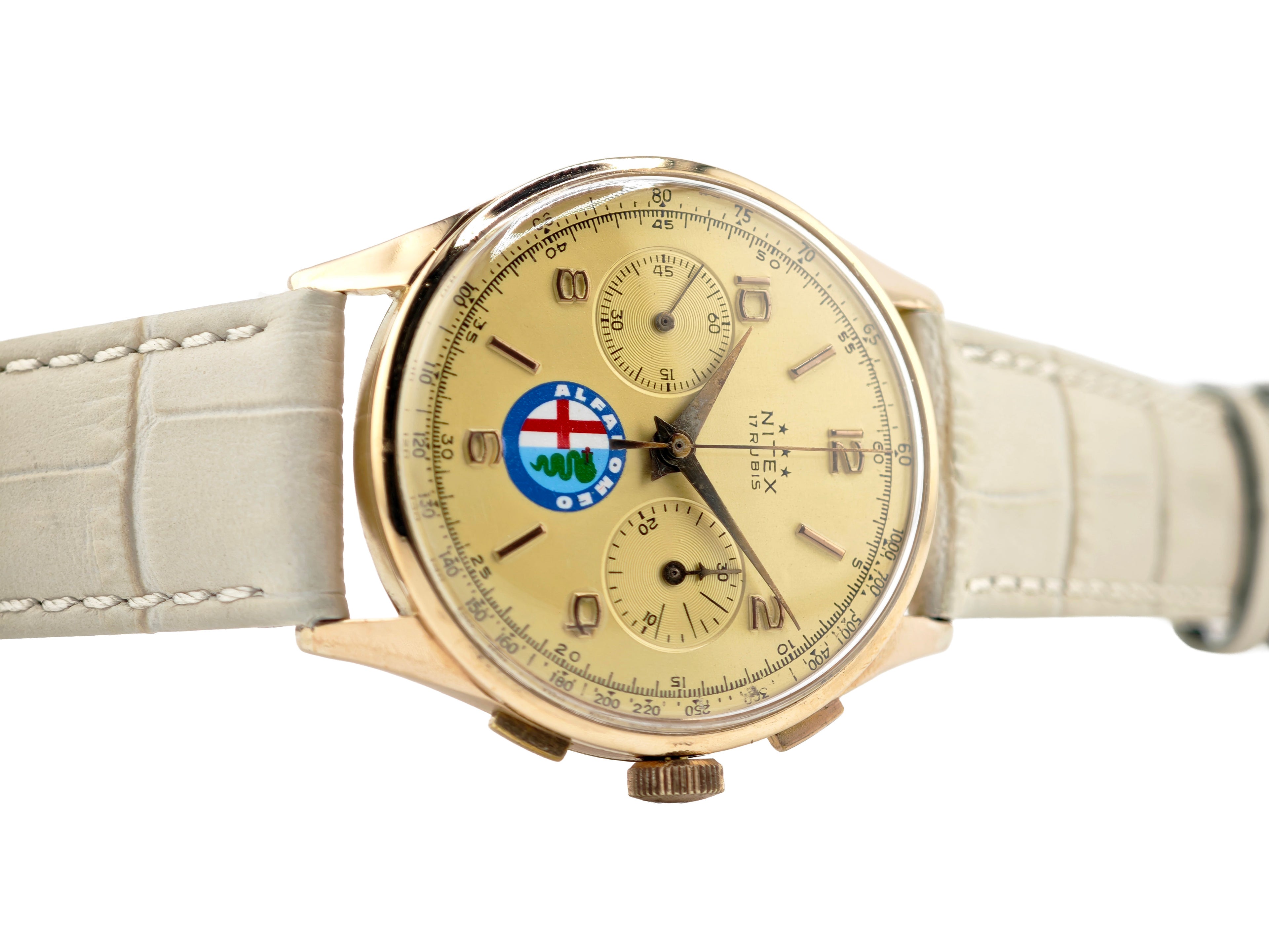 NITEX アルファロメオ ダブルネーム K18ピンクゴールド無垢 / Alfa Romeo&