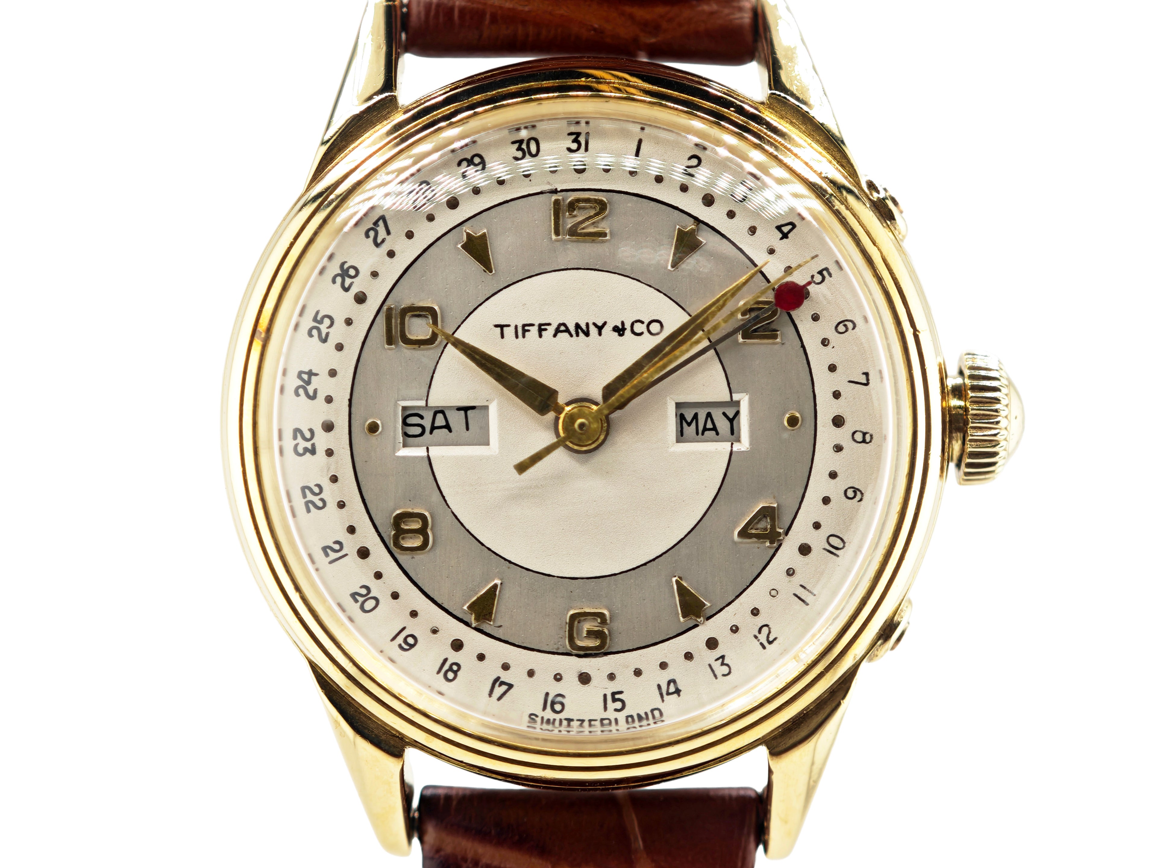 Tiffany&Co by MOVADO ポインターデイト トリプルカレンダー 18K無垢 Ref.4919 / Triple Calendar 18K Solid Gold 1950&