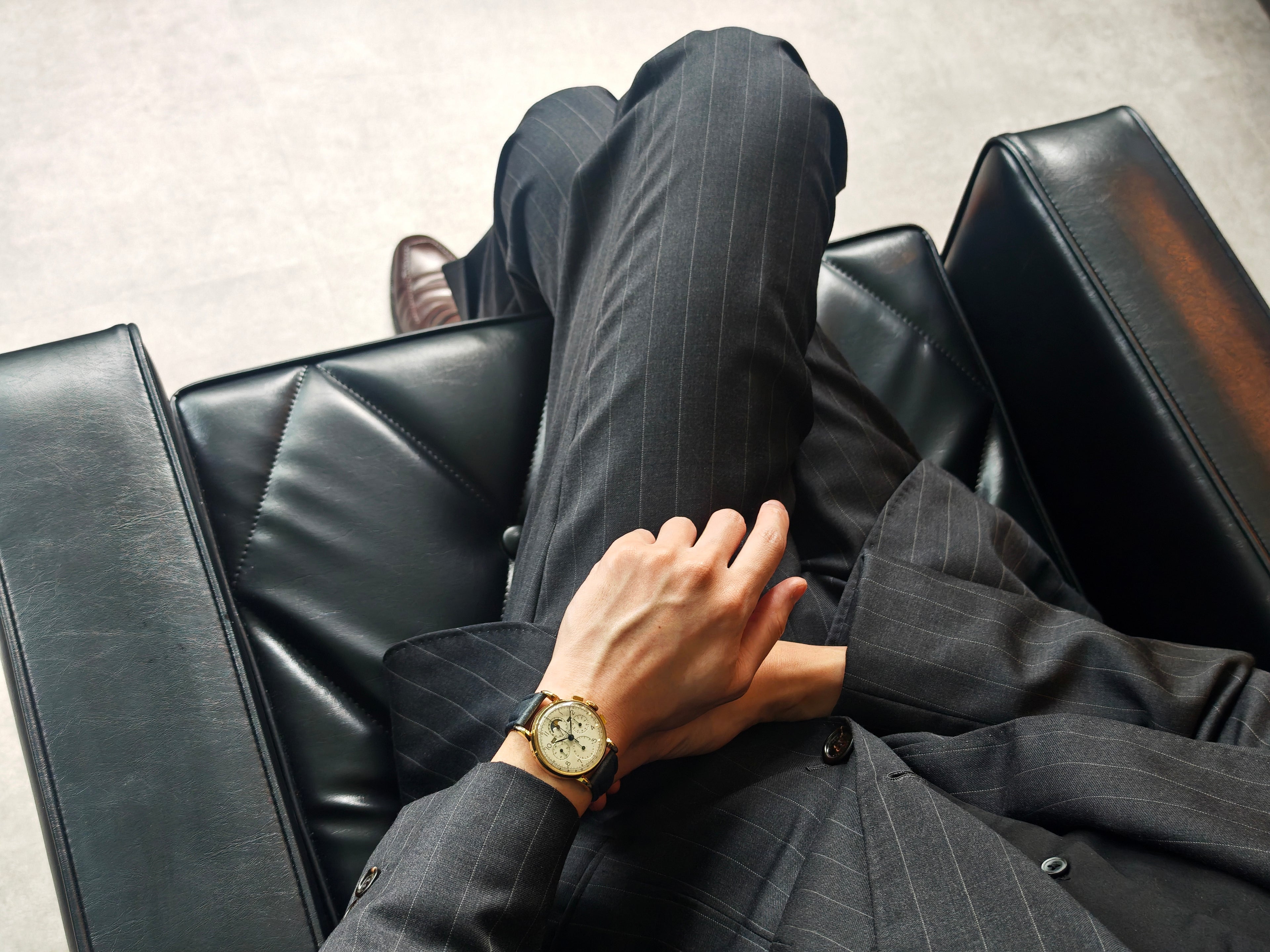 ユニバーサルジュネーブ トリコンパックス 14金無垢 Ref.52216 / Universal Geneve Tri-Compax 14K Solid Gold 1940&