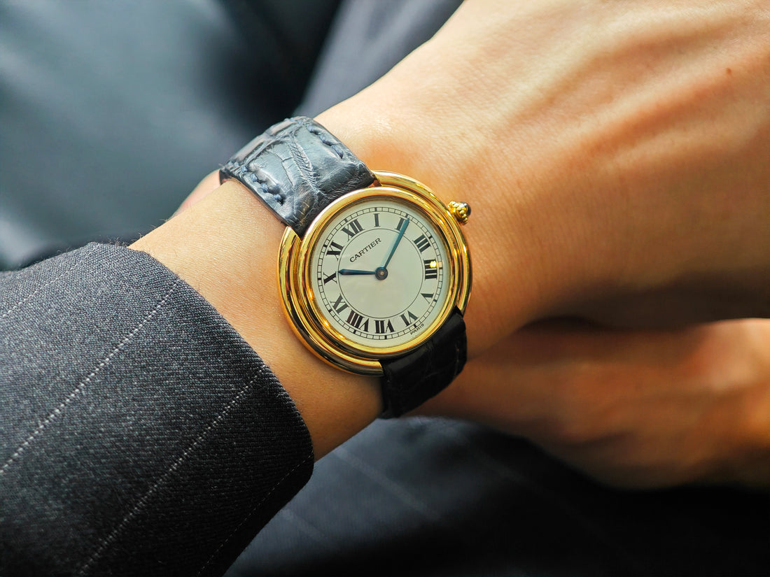 カルティエ ヴァンドームLM PARIS文字盤 Ref.78090 / Cartier Vendome Jumbo 1970&