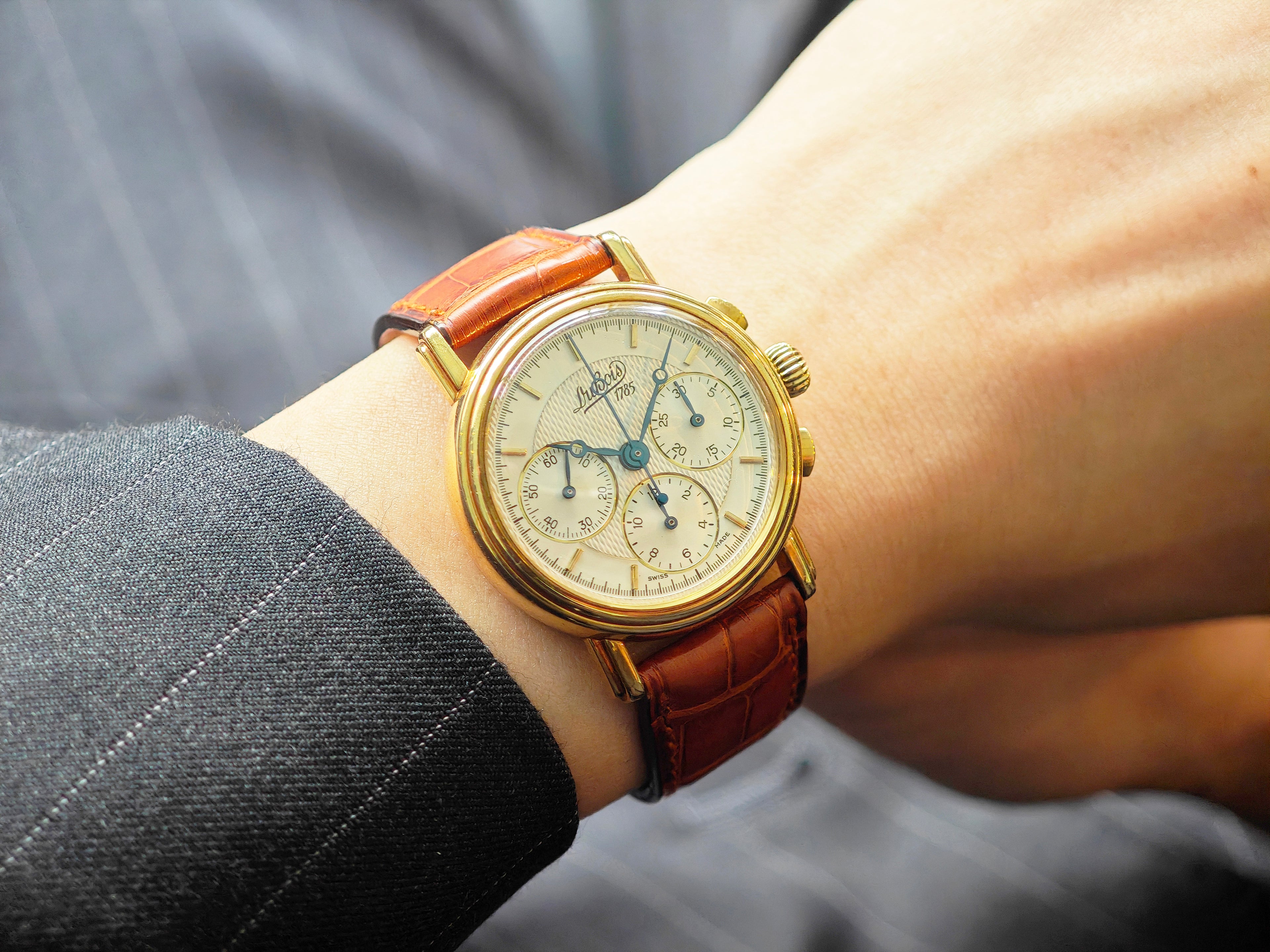 フィリップ・デュボワ 18金無垢 Cal.Lemania1873 / Dubois 1785 18K SOLID GOLD