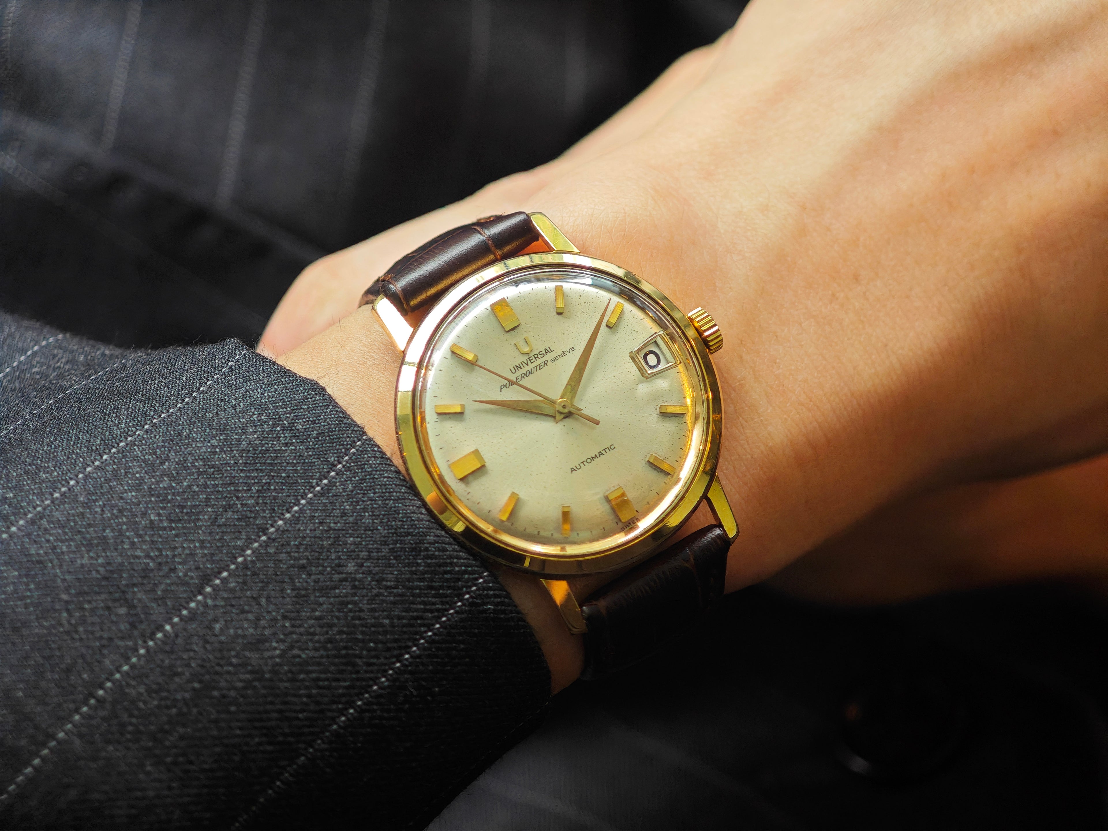 ユニバーサルジュネーブ ポールルーターデイト Ref.404604/2 / Universal Geneve Polerouter date