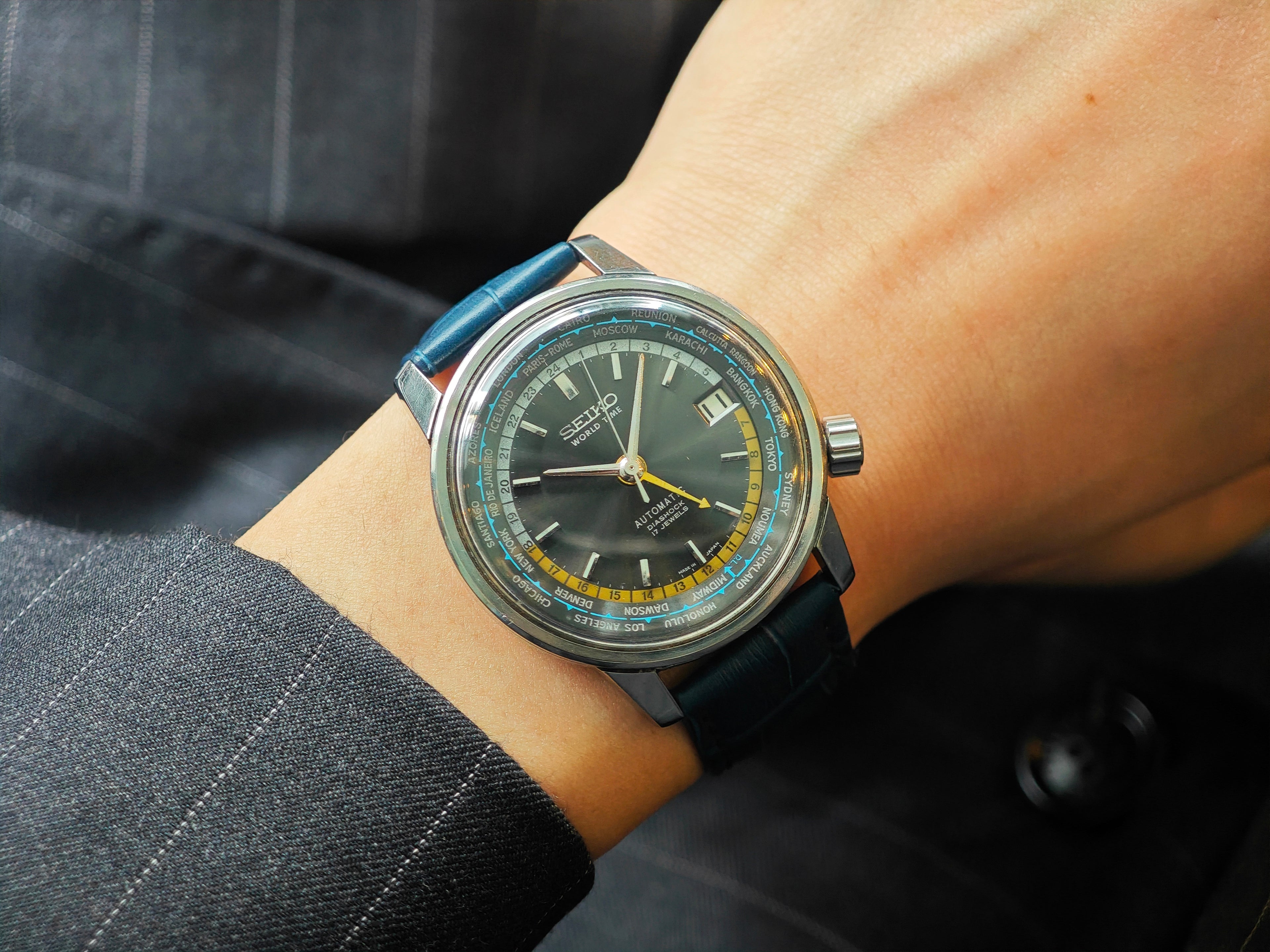 セイコー ワールドタイム 聖火マーク Ref.6217-7000 / SEIKO World Timer Cal.6217A