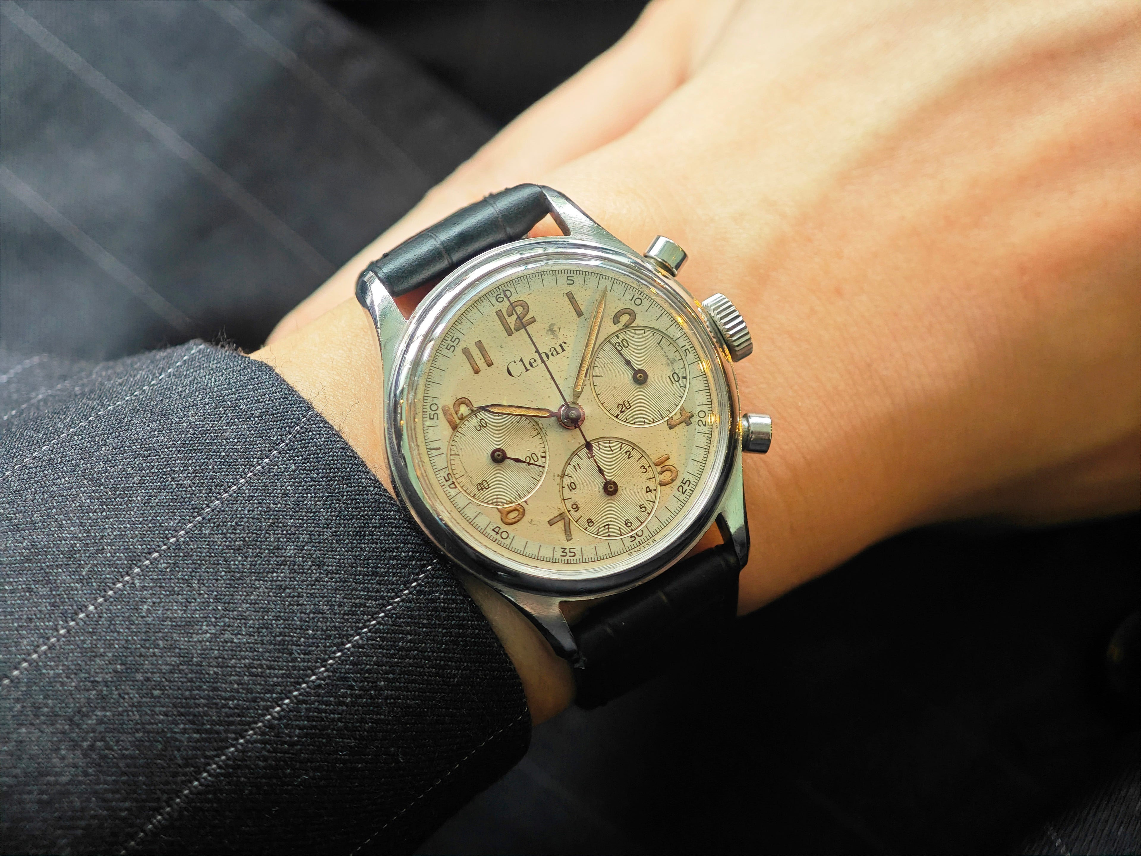 クレバー ヴィンテージ クロノグラフ Cal.Valjoux72 / CLEBAR Vintage chronograph