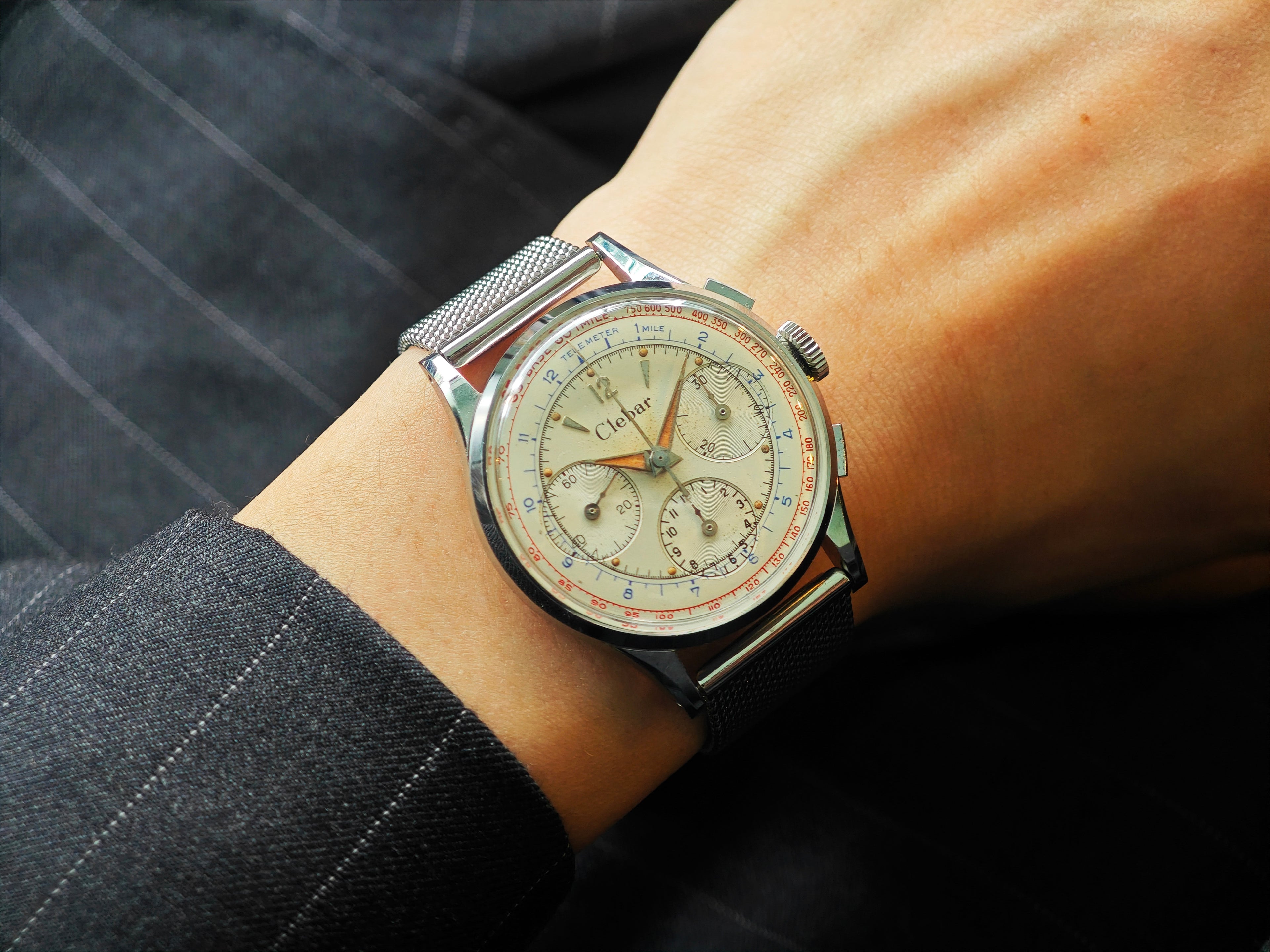 クレバー ヴィンテージ クロノグラフ Cal.Valjoux72 / CLEBAR Vintage chronograph