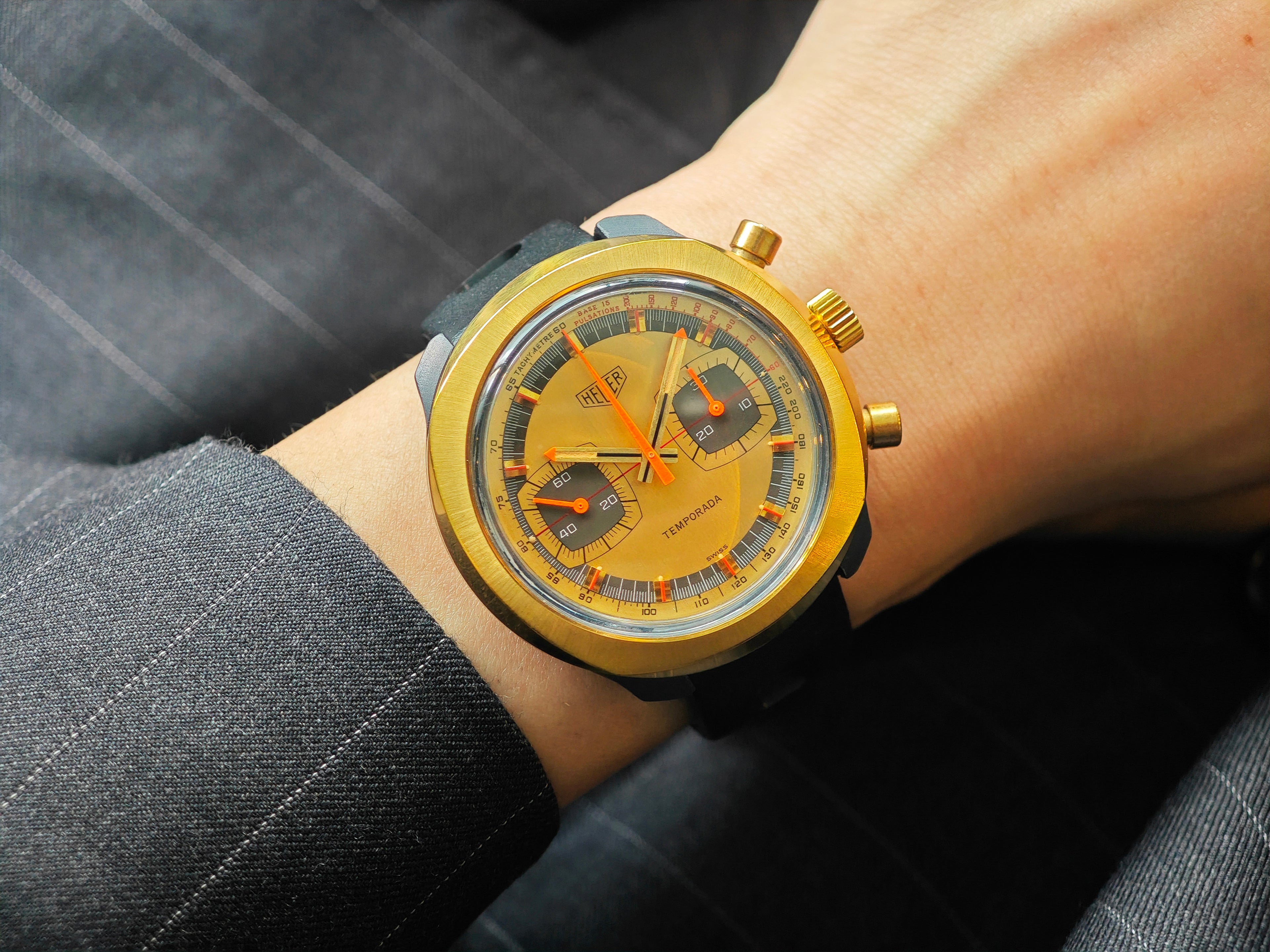 ホイヤー テンポラーダ Ref.733.806 / HEUER Vintage Racing Temporada 1970&