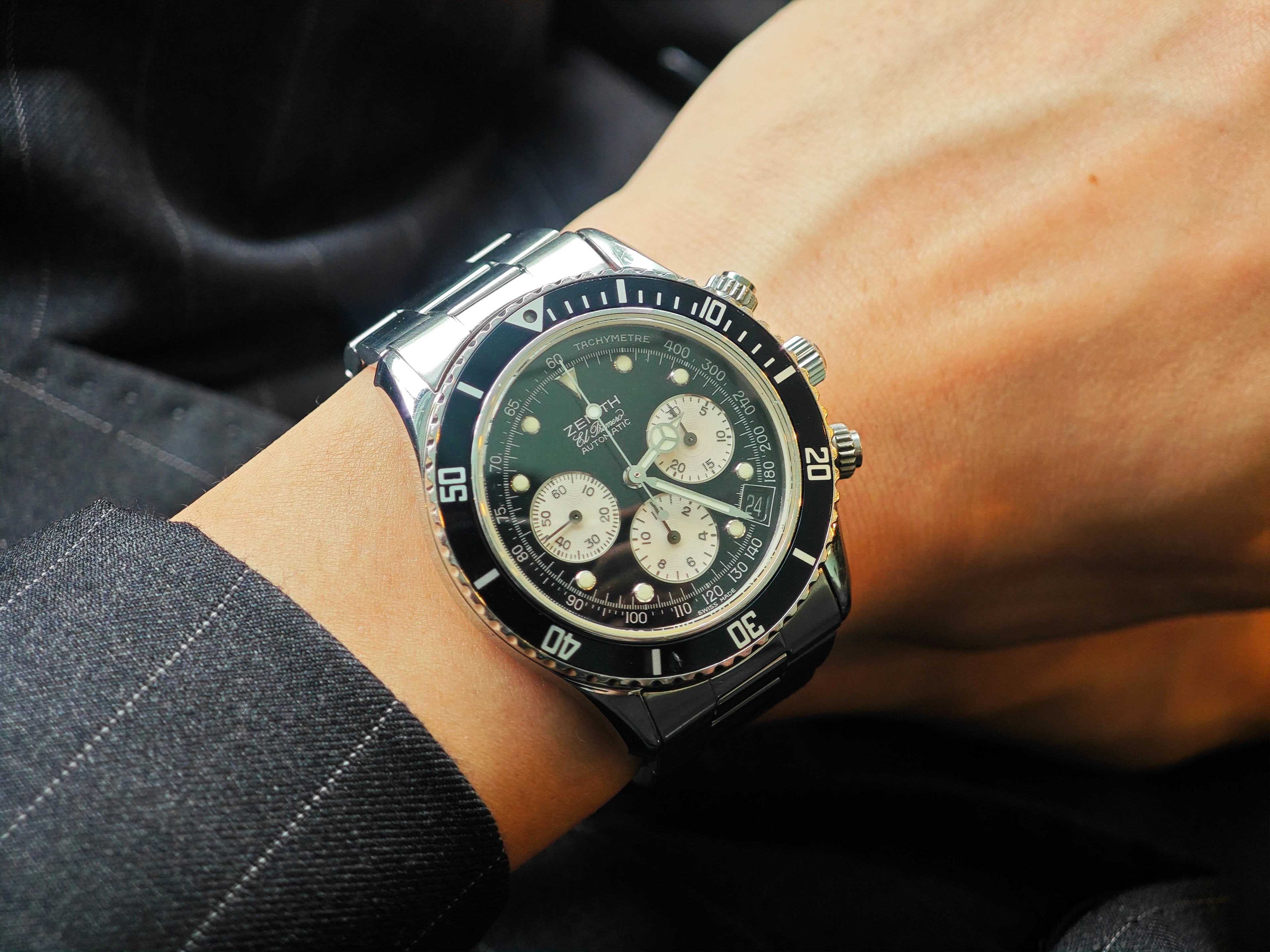 ゼニス デ・ルーカ エルプリメロ Ref.02.0312.400 / ZENITH El Primero DE luca Black