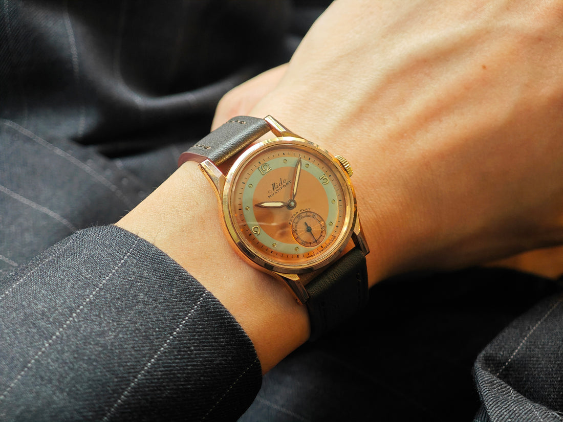 ミドー マルチフォート エクストラフラット カッパー文字盤 / MIDO EXTRAFLAT Ref.385509