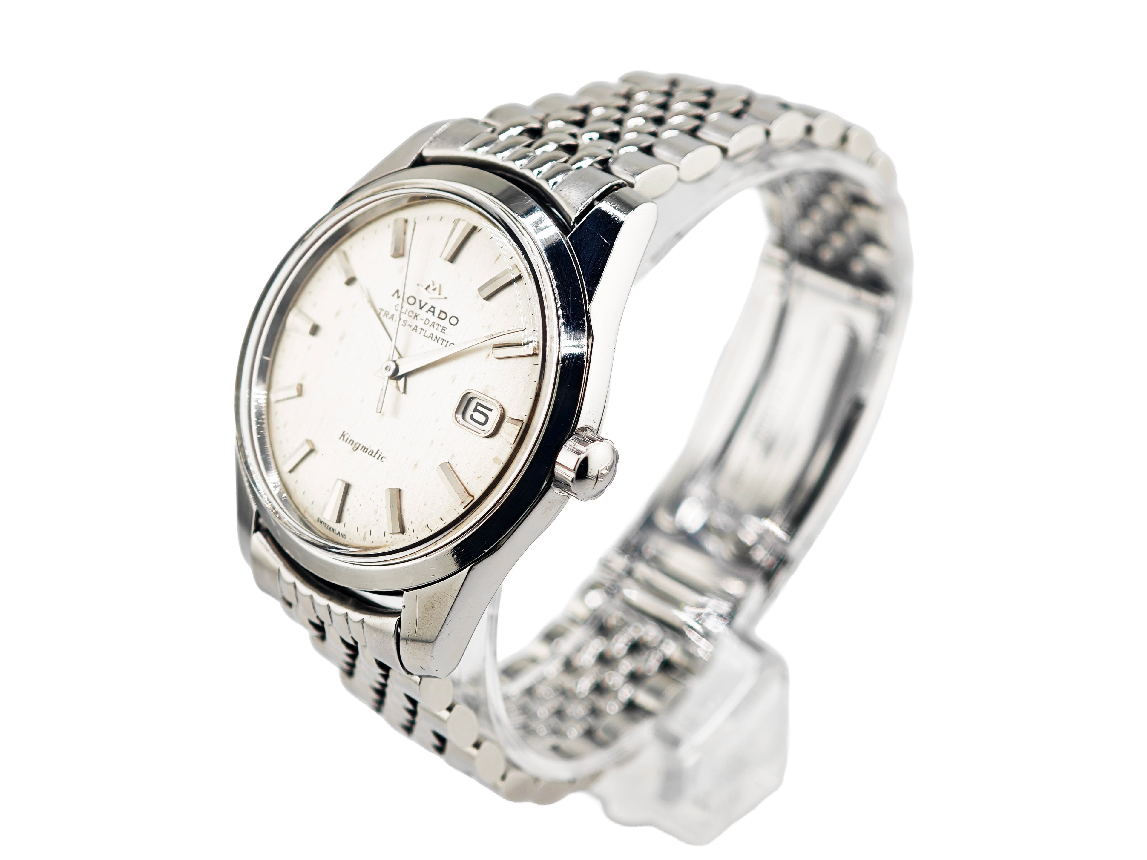 モバード キングマチック クリックデイト Ref.J15292 / MOVADO CLICK-DATE TRANS-ATLANTIC KINGMATIC 1960&