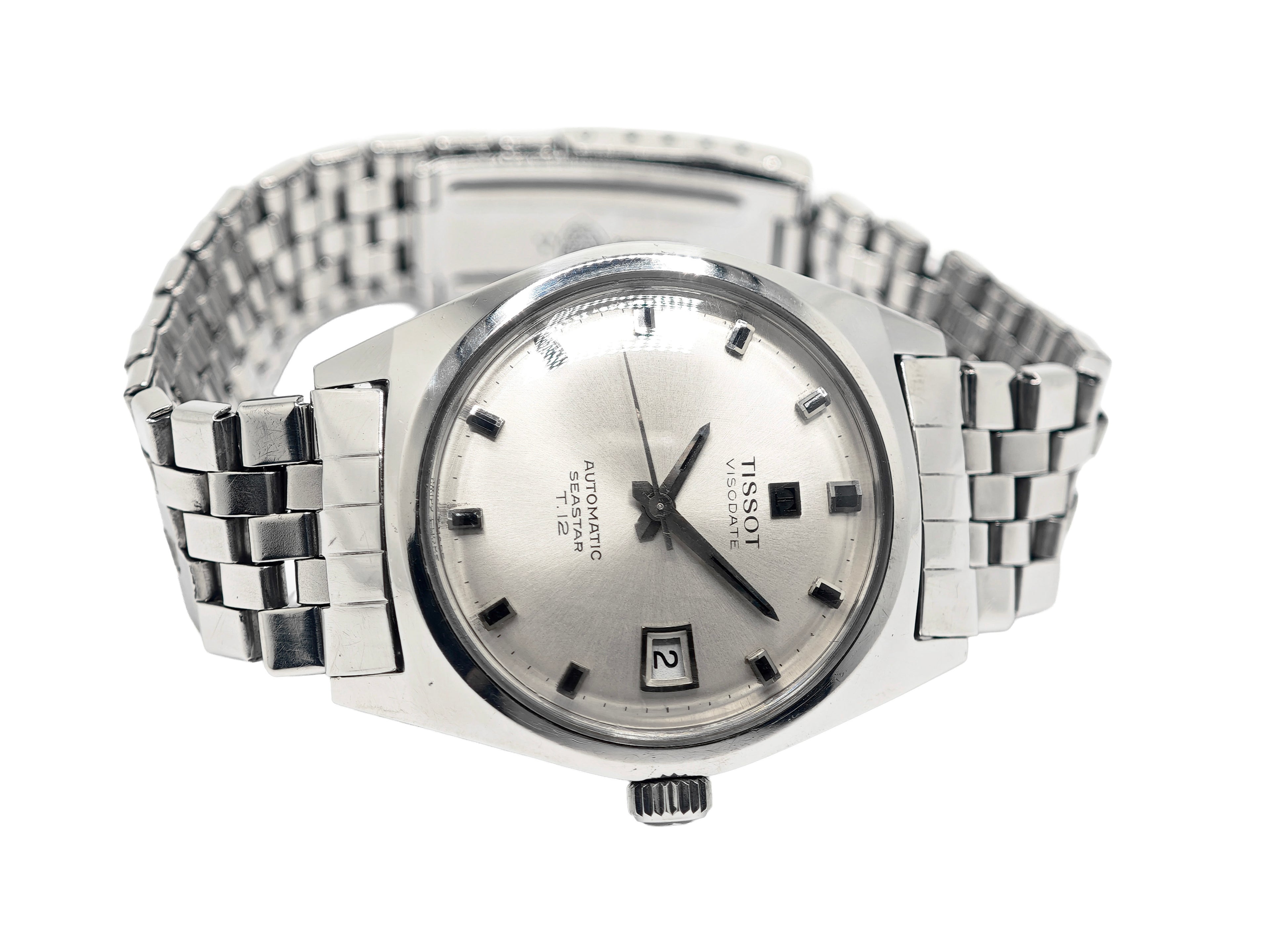 ティソ ヴィソデイト シースター T.12 ゲイフレアーブレス Ref.43514 / TISSOT VISODATE SEASTAR T.12 Gay Freres Elastic Bracelet