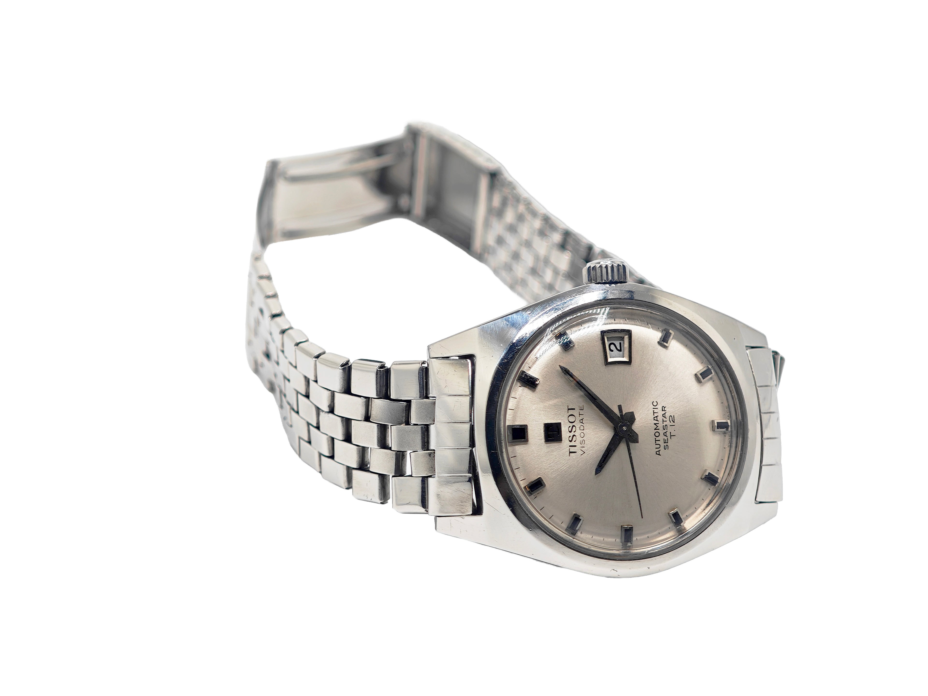 ティソ ヴィソデイト シースター T.12 ゲイフレアーブレス Ref.43514 / TISSOT VISODATE SEASTAR T.12 Gay Freres Elastic Bracelet