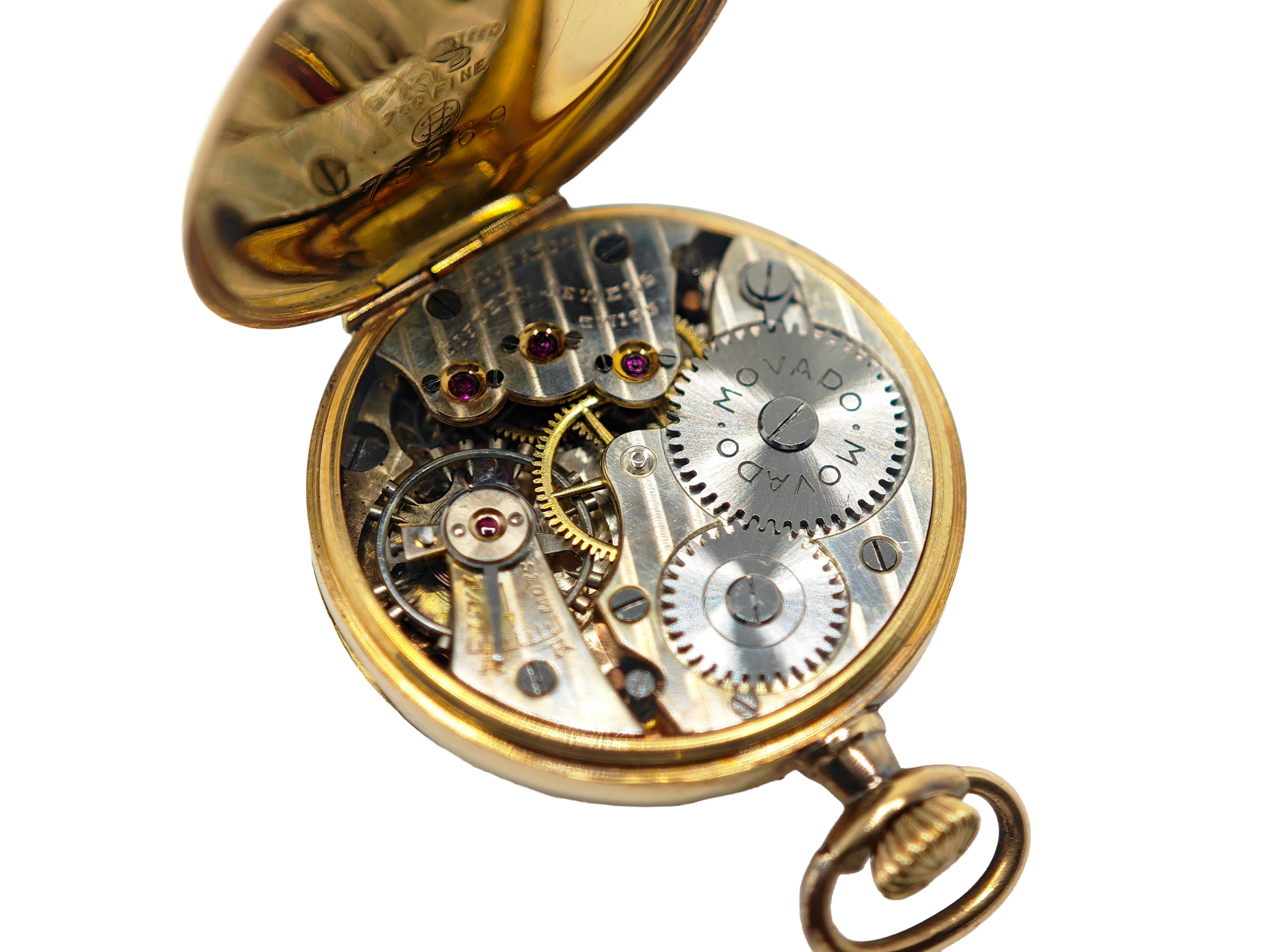 モバード 金無垢 懐中時計 ポケットウォッチ / MOVADO Pocket watch