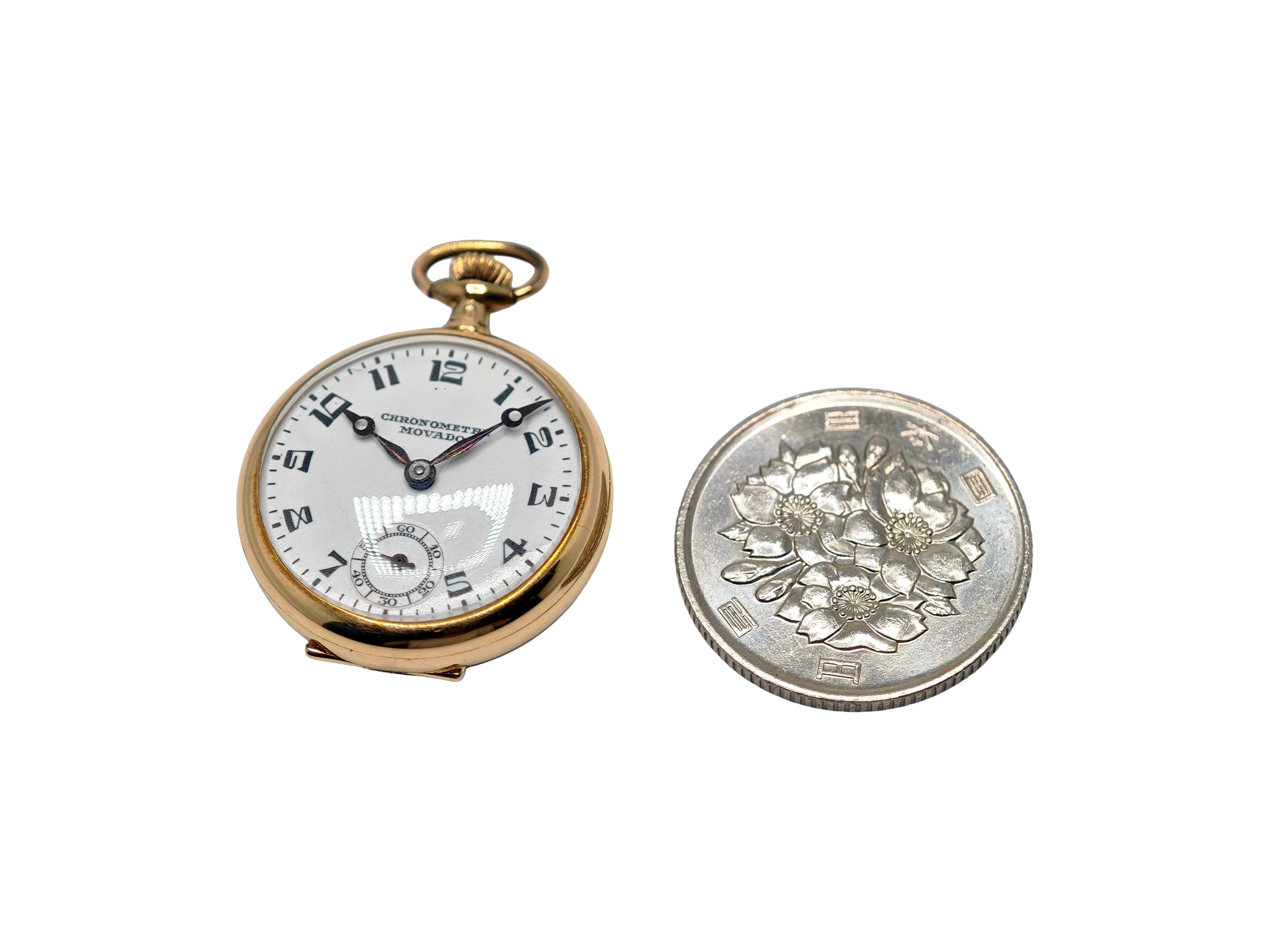モバード 金無垢 懐中時計 ポケットウォッチ / MOVADO Pocket watch