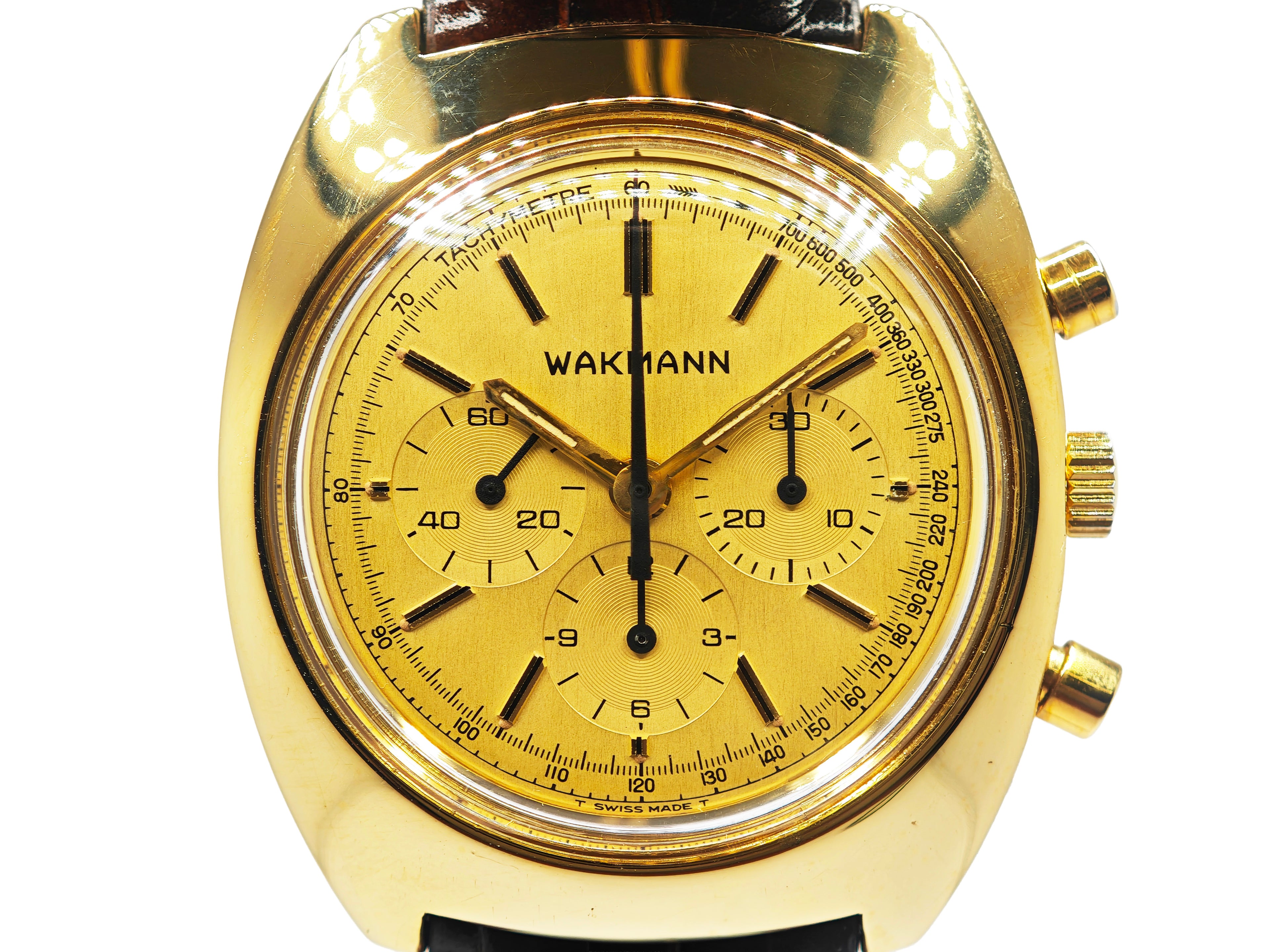 ワックマン=ブライトリング ロングプレイング/ WAKMANN Ref.9657 Cal.LEMANIA1873(OMEGA861)