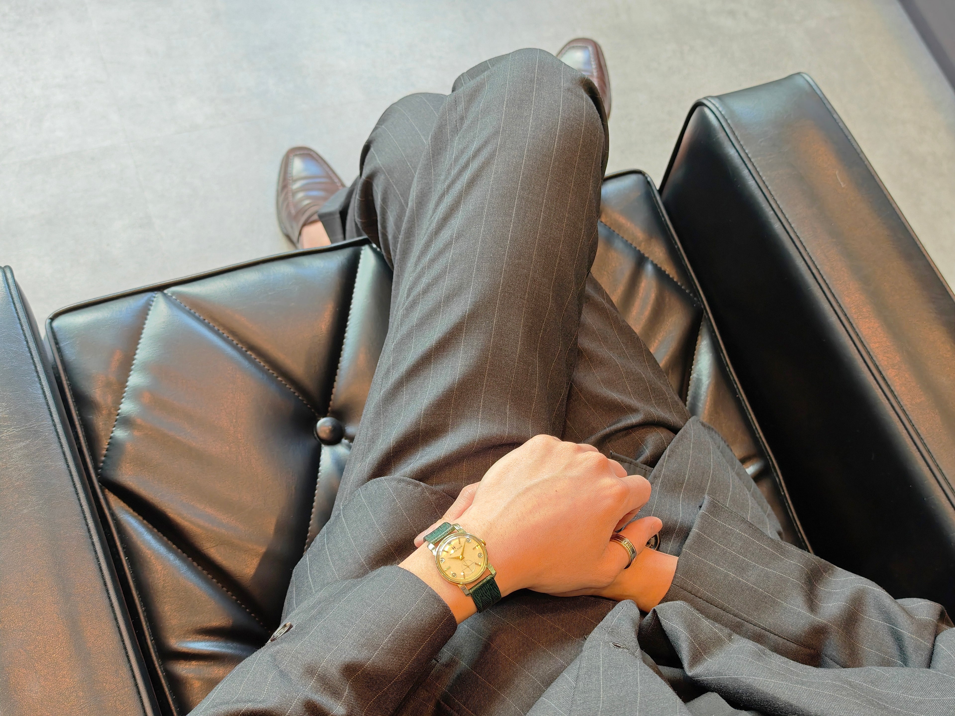 ハミルトン 14金無垢 スモールセコンド / HAMILTON 14K SOLID GOLD Cal.730