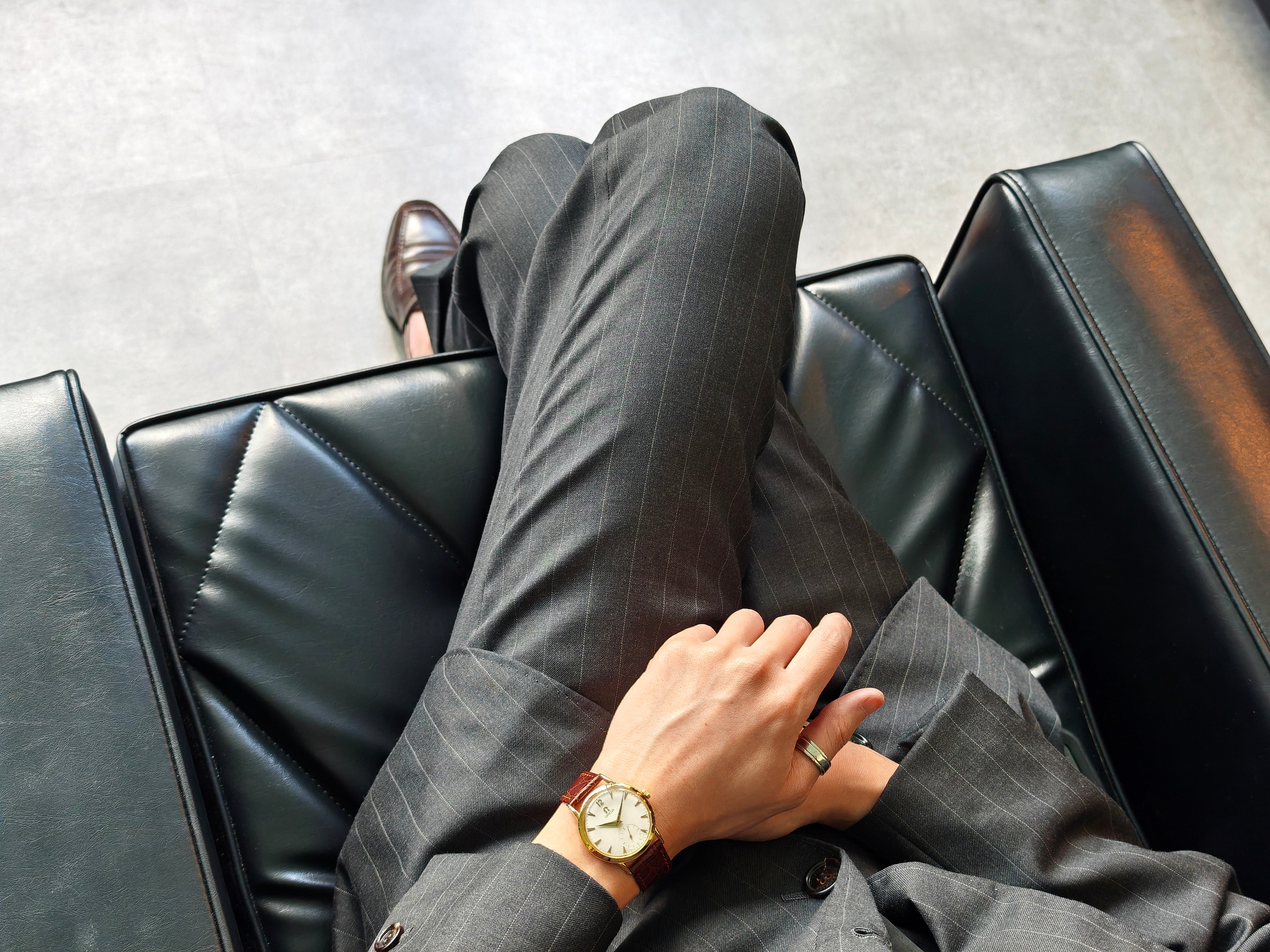 オメガ 14金無垢 スモールセコンド Ref.B6520 / OMEGA 14K SOLID GOLD cal.361 1950&