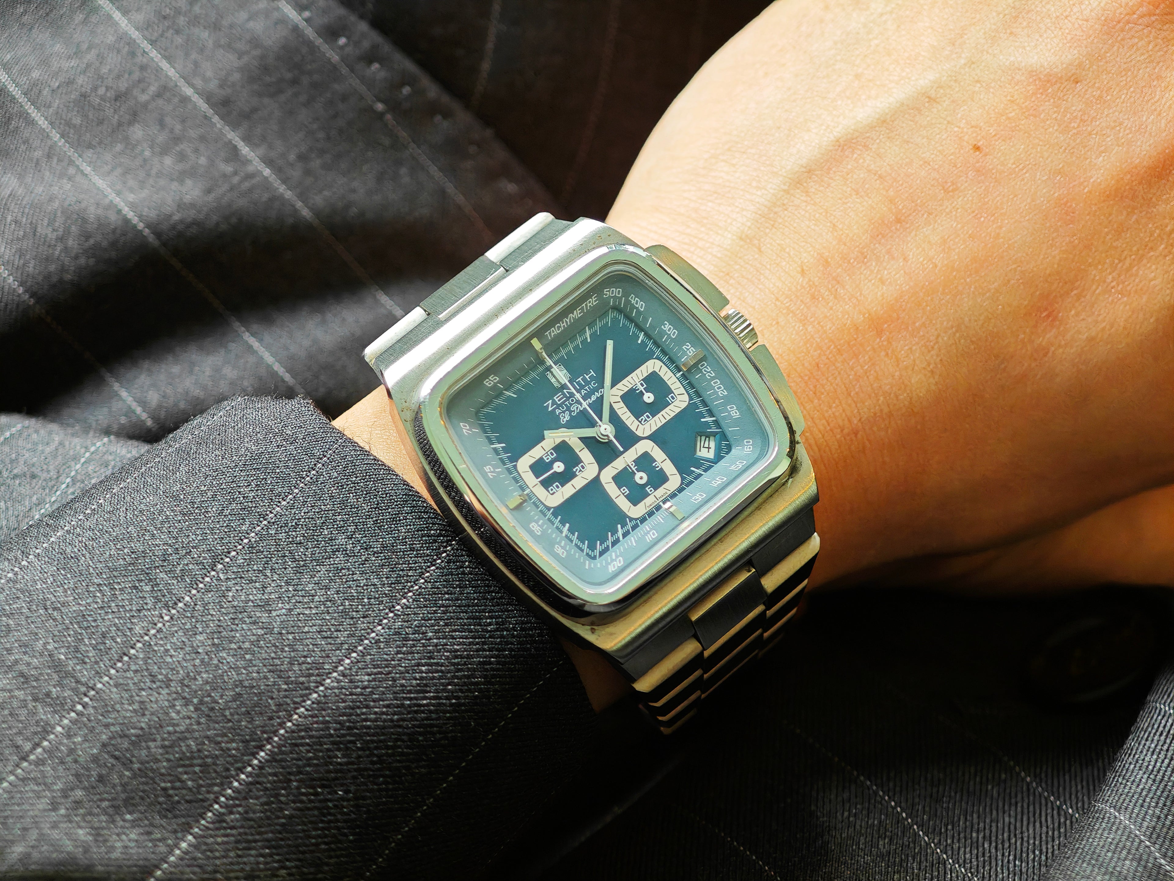 ゼニス エル・プリメロ TVウォッチ Ref.01-0200-415 / ZENITH El Primero Tv Case Blue