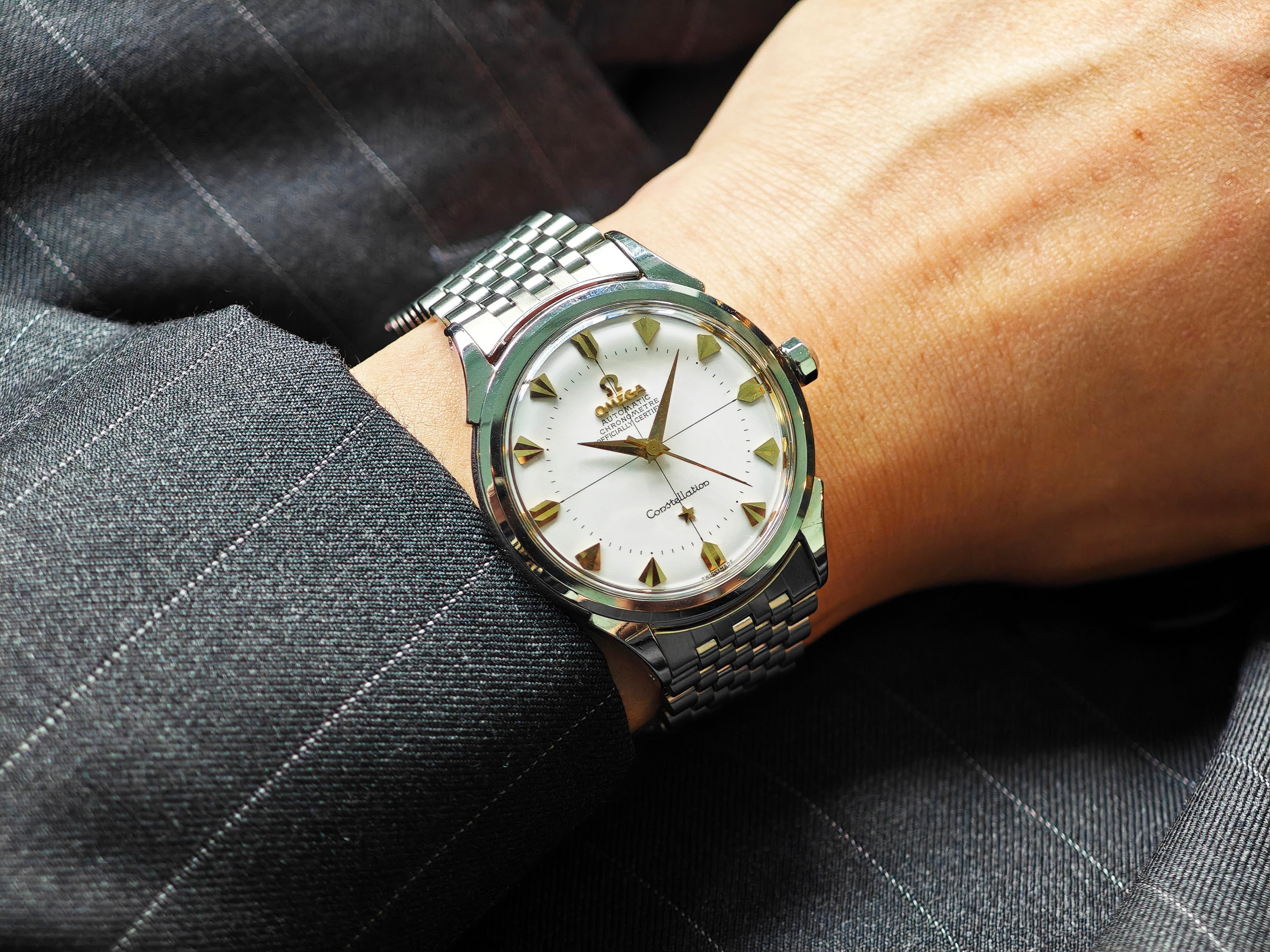 オメガ コンステレーション クロノメーター クサビインデックス Ref.2852_10_SC Cal.505 / OMEGA Constellation Chronometer