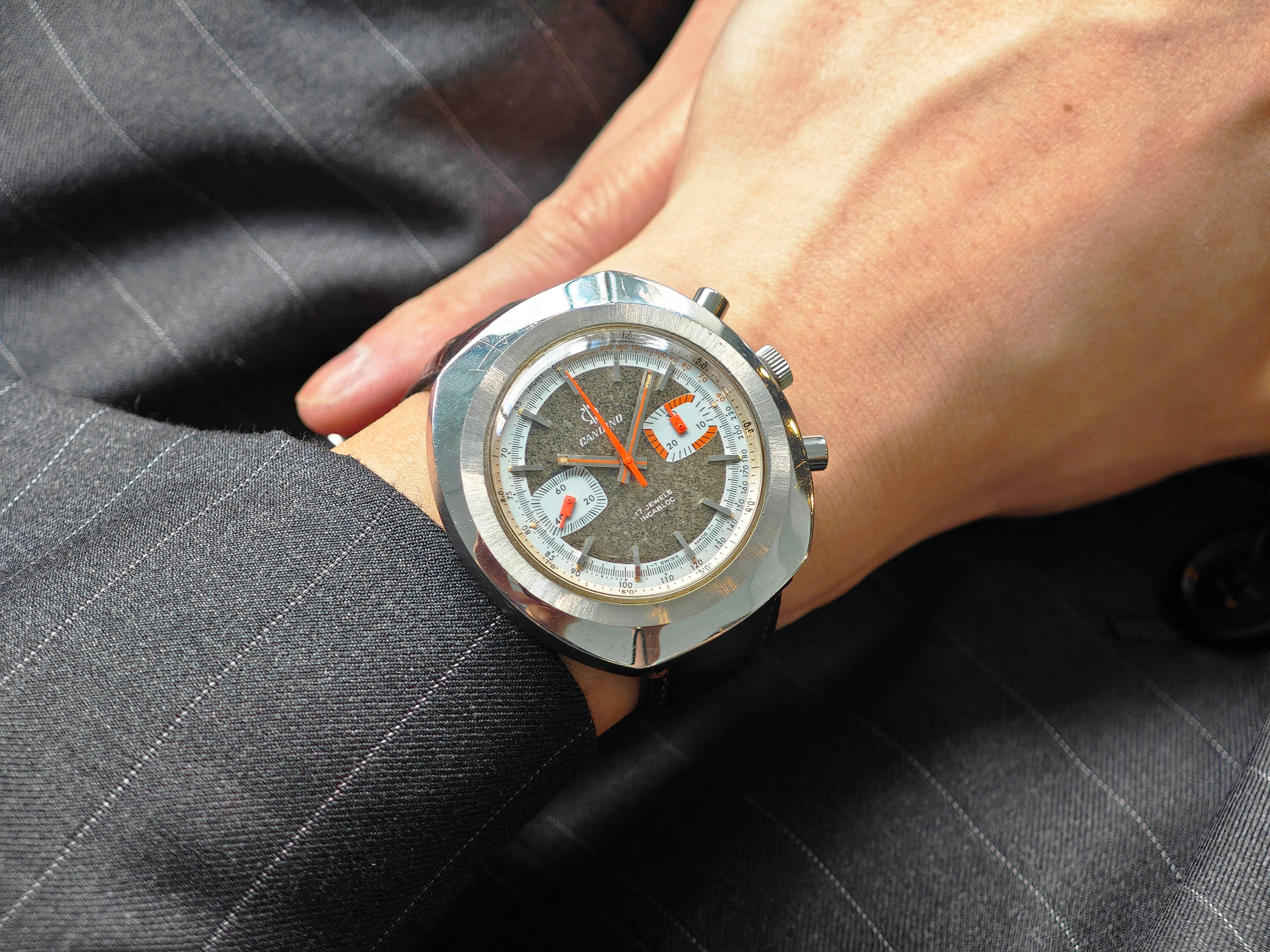 キャンディーノ ヴィンテージクロノグラフ 2reg / CANDINO Vintage Chronograph Cal.Valjoux 7733