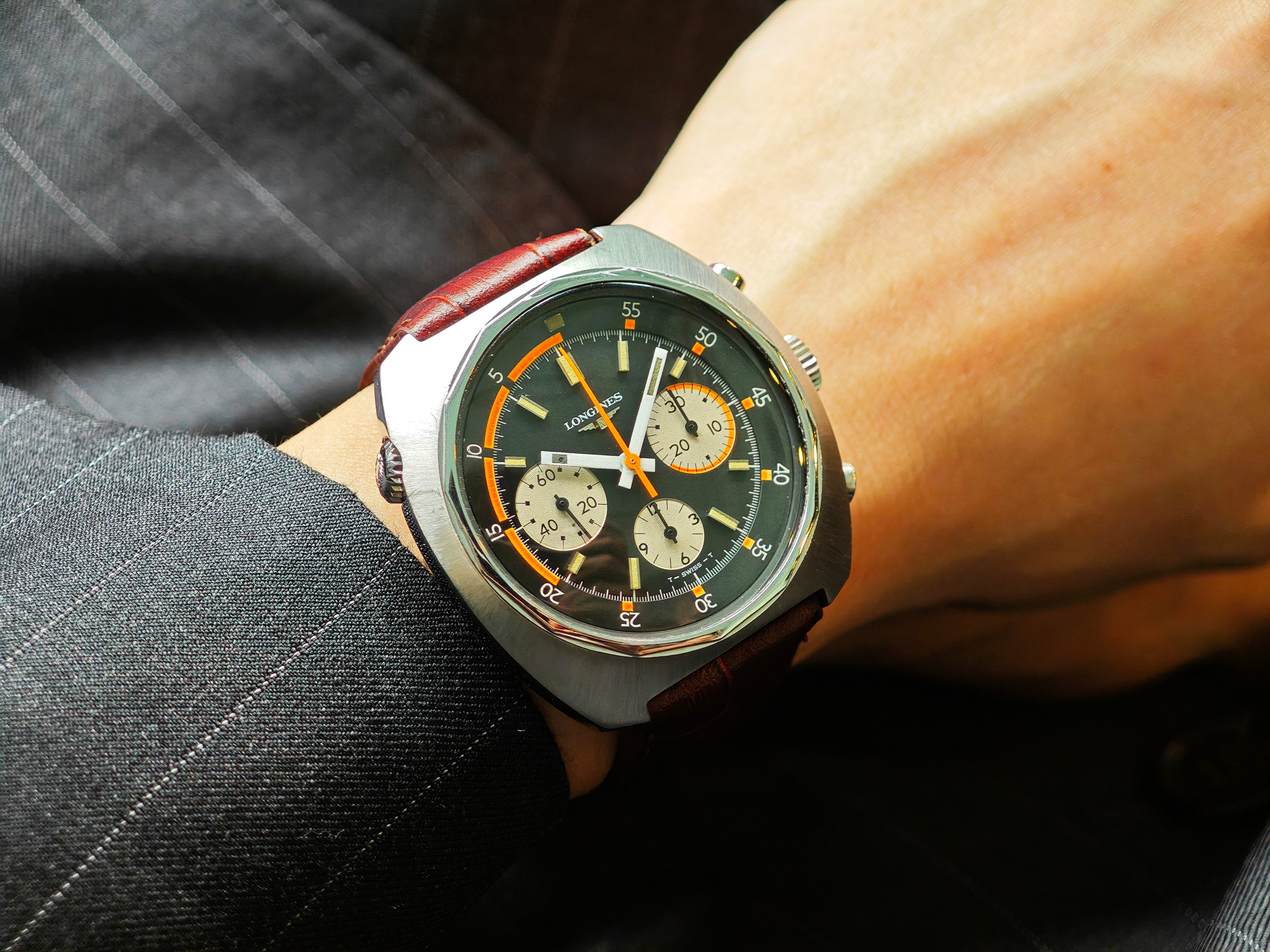 ロンジン レガッタクロノ / LONGINES Regatta Chronograph Ref.8224-4 Cal. 332(Valjoux 726 base)