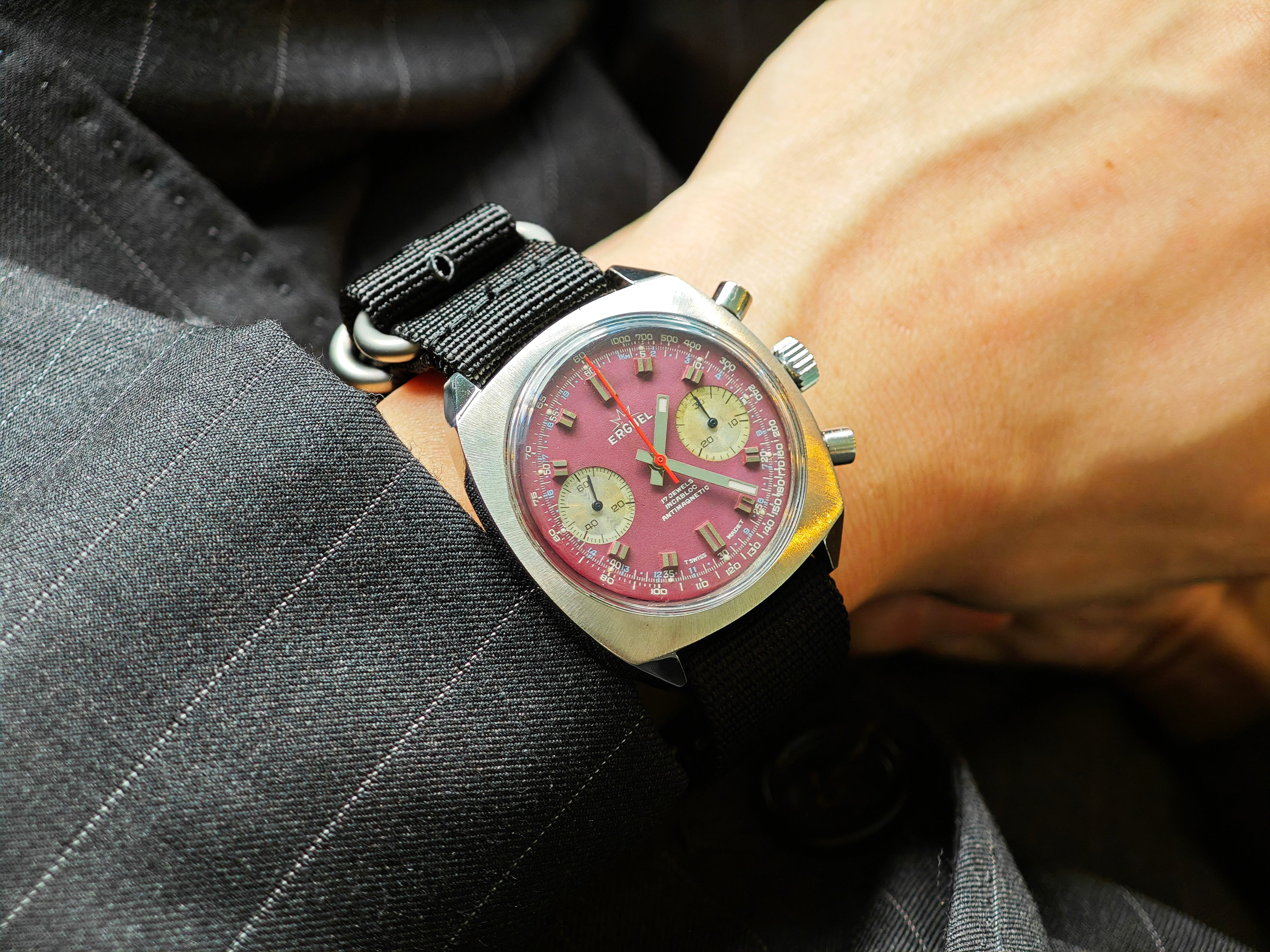 エルゲル ヴィンテージ クロノグラフ Cal.Valjoux 7733 / Erguel Vintage Chronograph