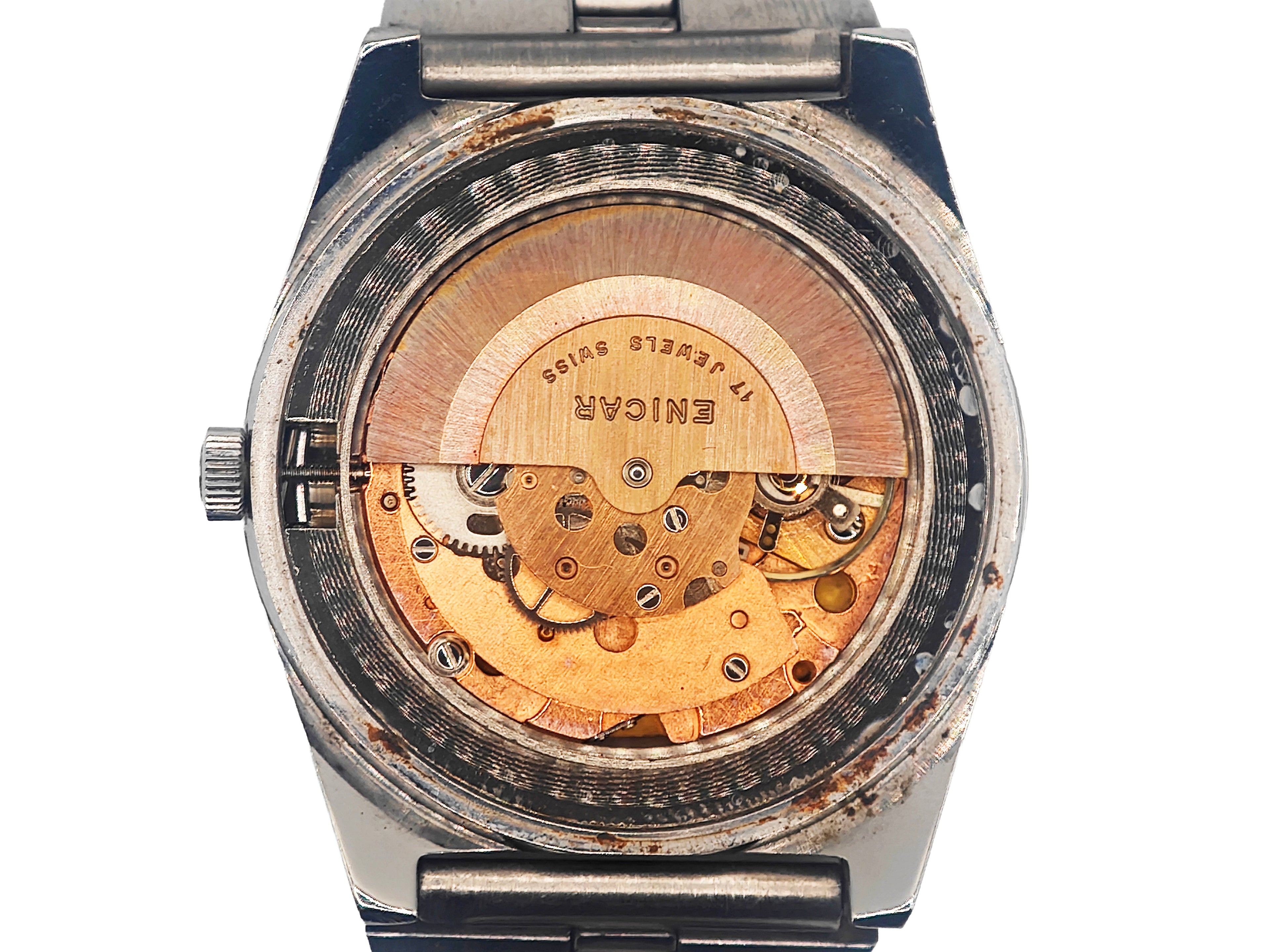 エニカ ジャンピングアワー Ref.119-01-01 / ENICAR AUTOMATIC JUMP HOURS cal.AS 2072