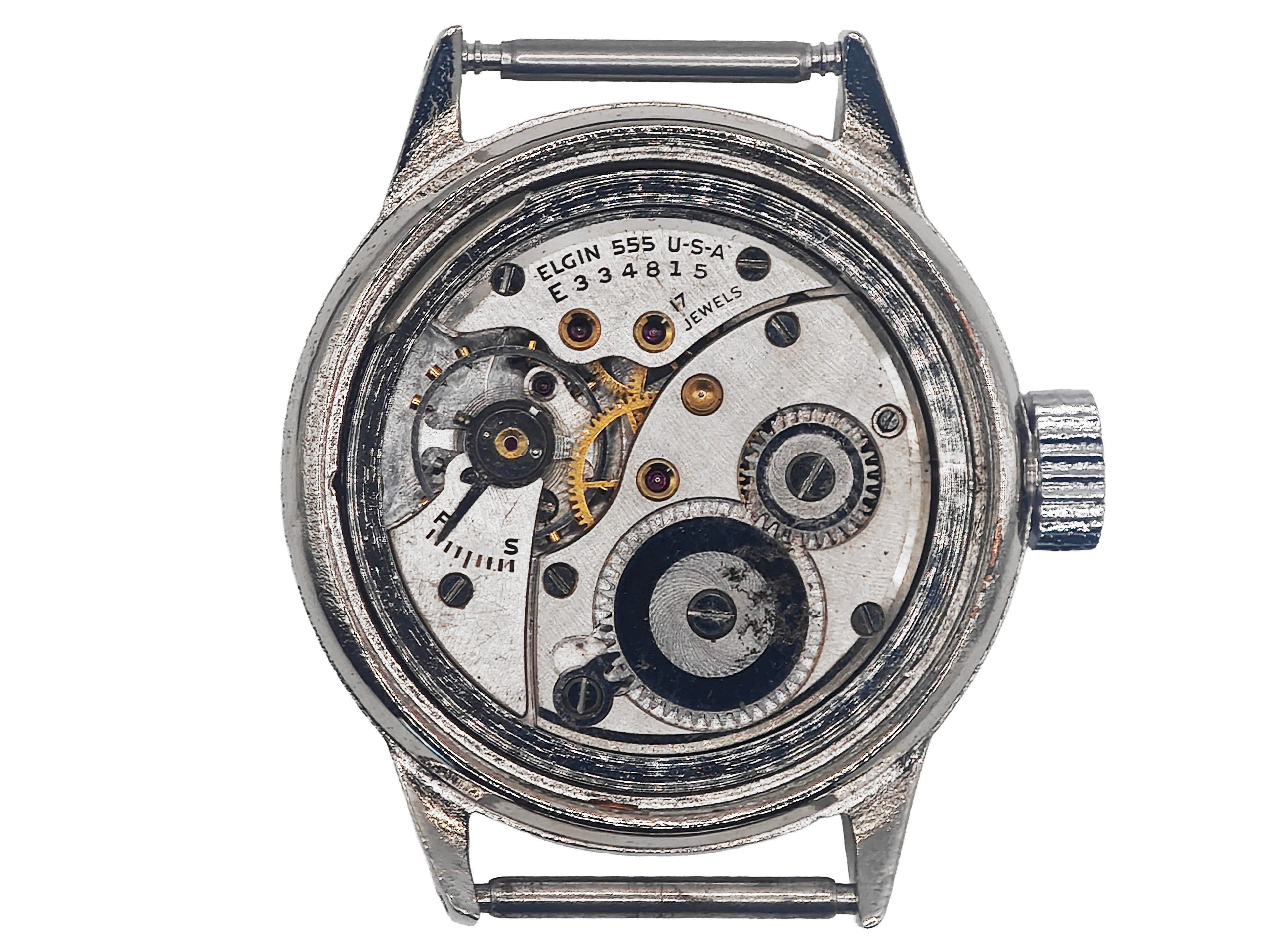 エルジン アメリカ軍用 ミリタリーウォッチ 24時間時計 / ELGIN MILITARY DAY&NIGHT 24 HOURS WATCH