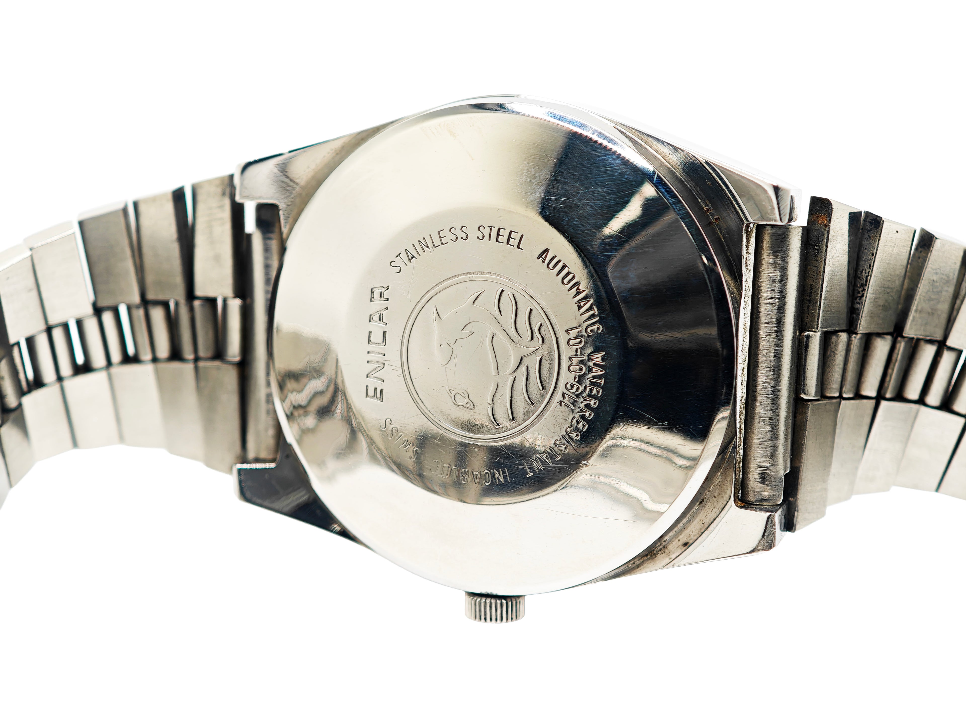 エニカ ジャンピングアワー Ref.119-01-01 / ENICAR AUTOMATIC JUMP HOURS cal.AS 2072