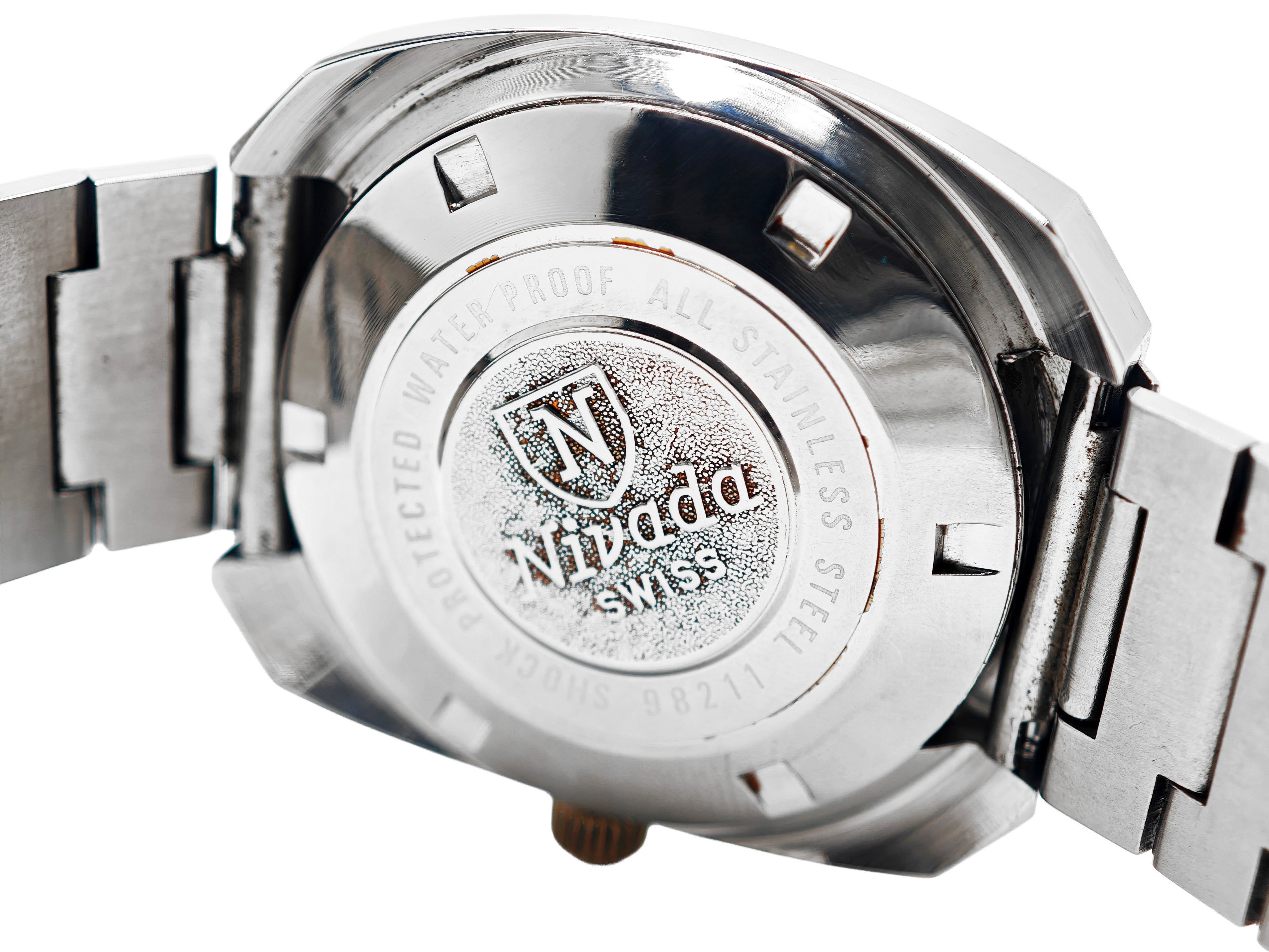 ニバダ サントス ブラッドストーンダイヤル / NIVADA Santos TIGER EYE Blood stone dial Ref.98211