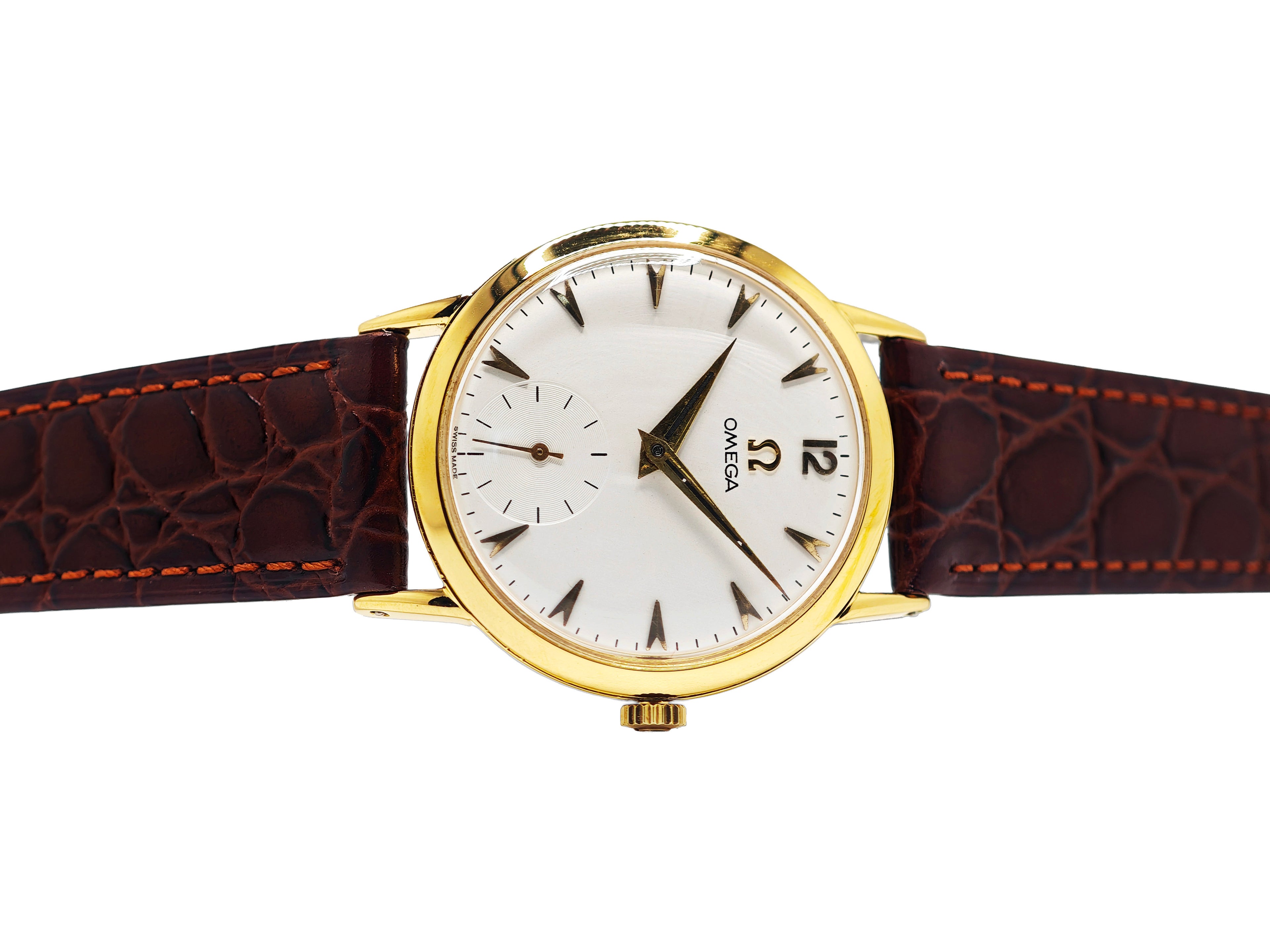 オメガ 14金無垢 スモールセコンド Ref.B6520 / OMEGA 14K SOLID GOLD cal.361 1950&