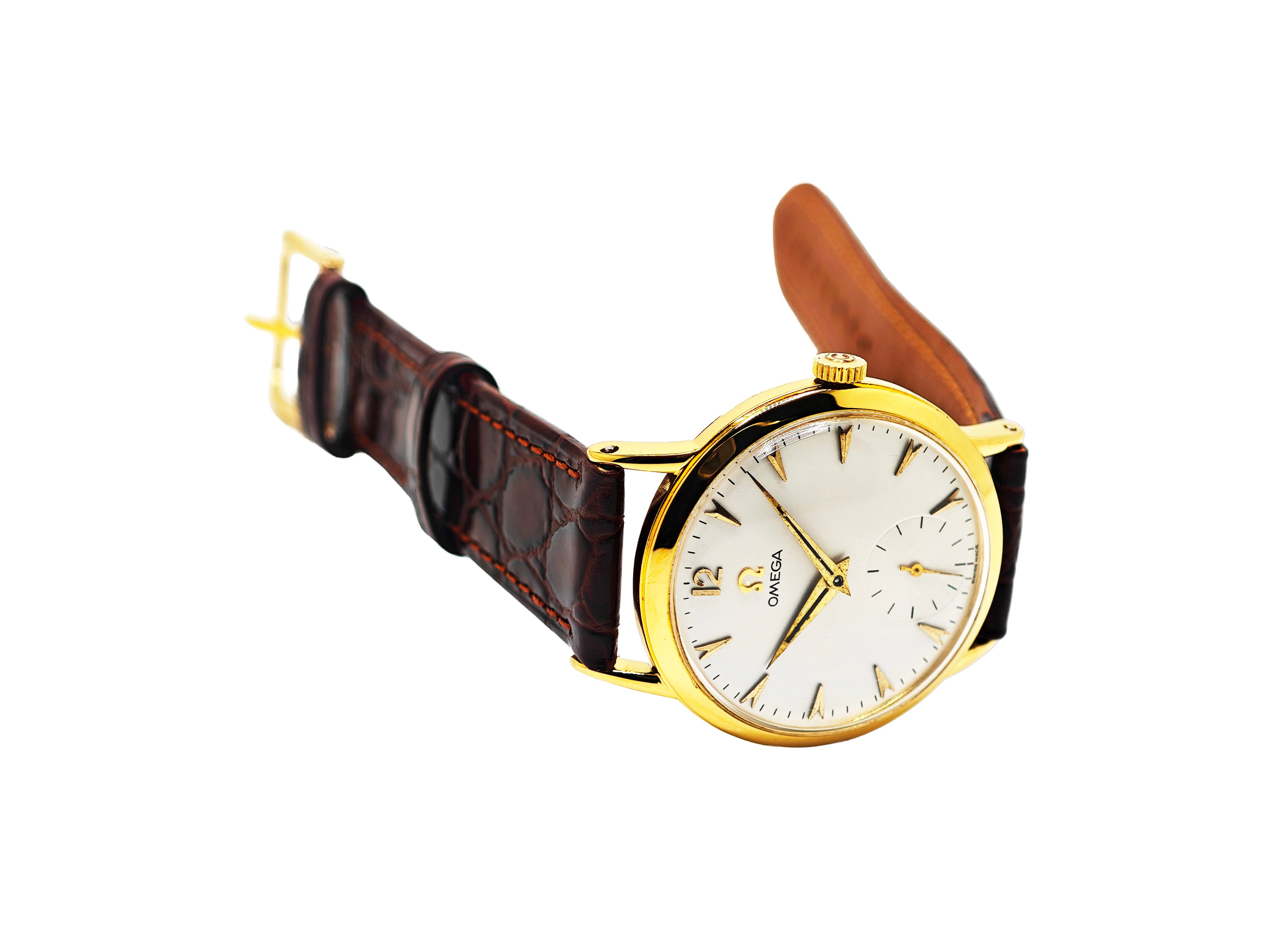 オメガ 14金無垢 スモールセコンド Ref.B6520 / OMEGA 14K SOLID GOLD cal.361 1950&