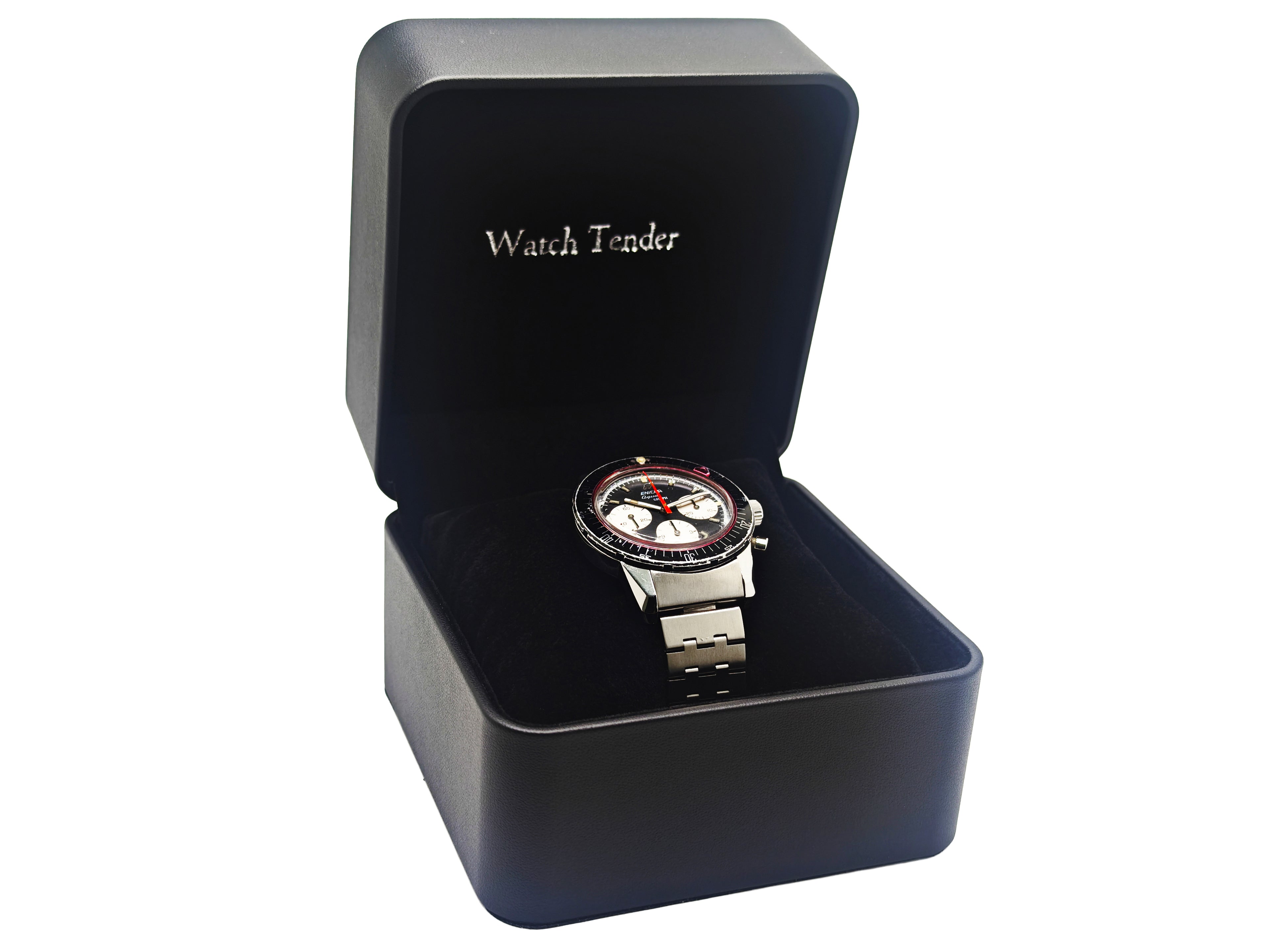 エニカ アクアグラフ 逆パンダダイアル Cal.バルジュー72 / ENICAR AQUAGRAPH Ref.072-02-02 Cal.Valjoux72